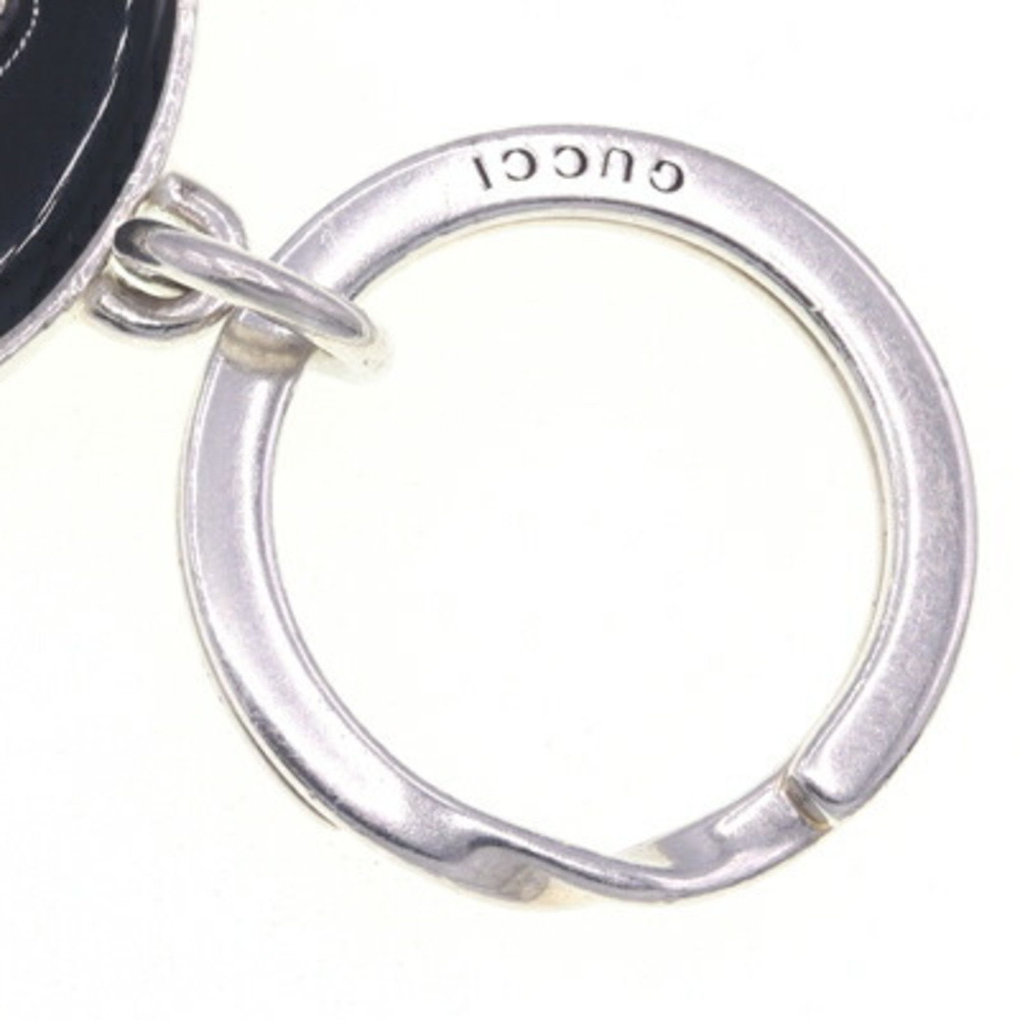 Gucci Gucci Ghost REAL Key Ring, Black, Silver, SV, Sterling Silver 925, Keychain Charm, GUCCI Size ONE SIZE - 3 Thumbnail