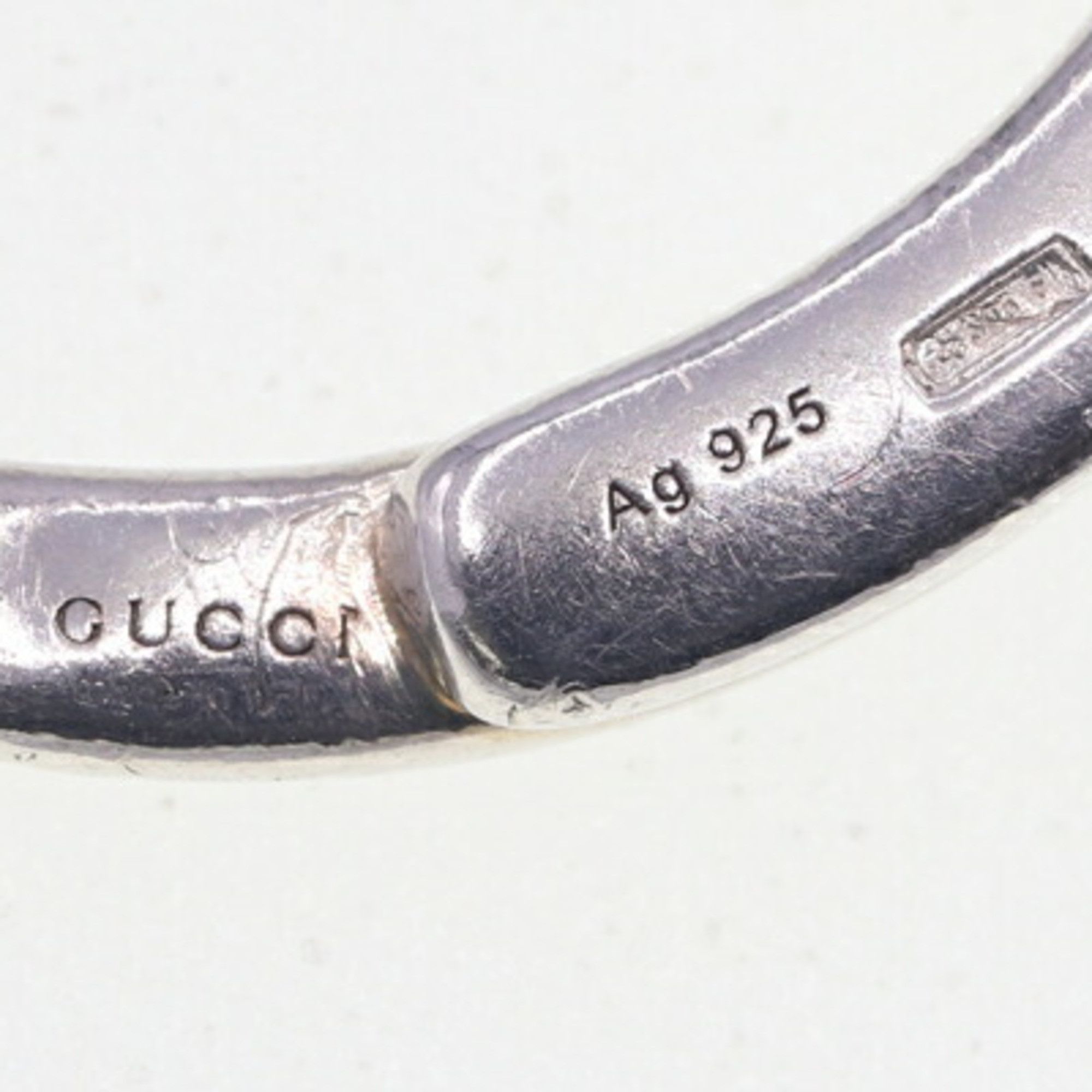 Gucci Gucci Ghost REAL Key Ring, Black, Silver, SV, Sterling Silver 925, Keychain Charm, GUCCI Size ONE SIZE - 4 Thumbnail