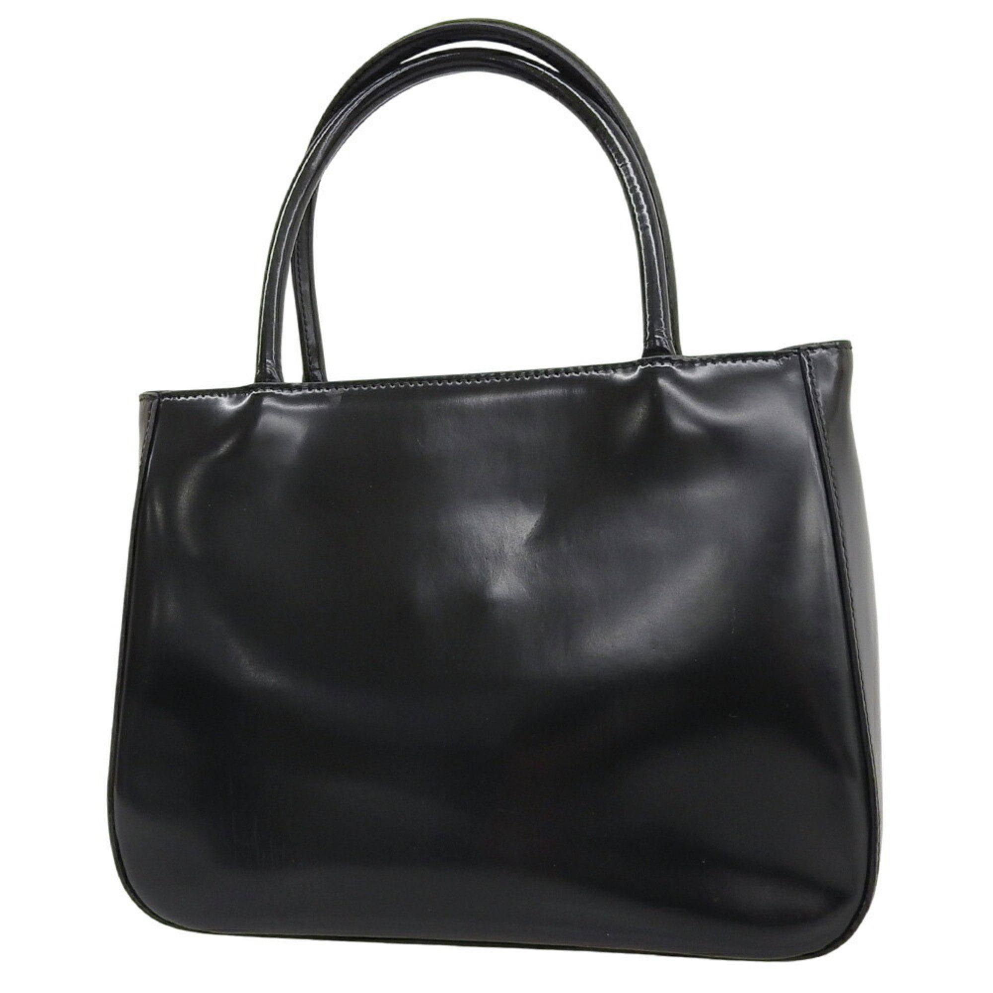 Prada Prada SPAZZOLATO Triangle Bag in Black Leather (1BA320) Size ONE SIZE - 2 Thumbnail