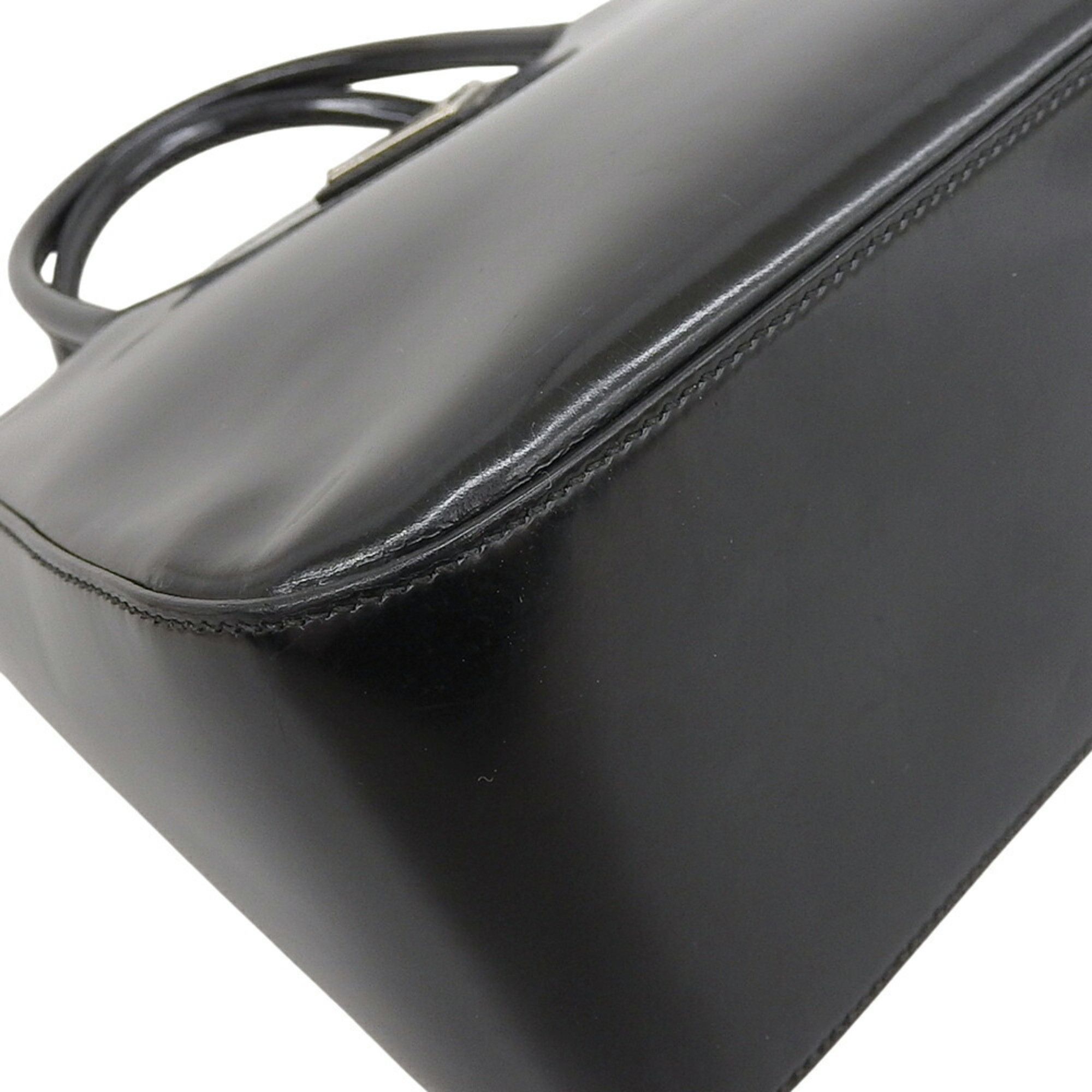 Prada Prada SPAZZOLATO Triangle Bag in Black Leather (1BA320) Size ONE SIZE - 4 Thumbnail