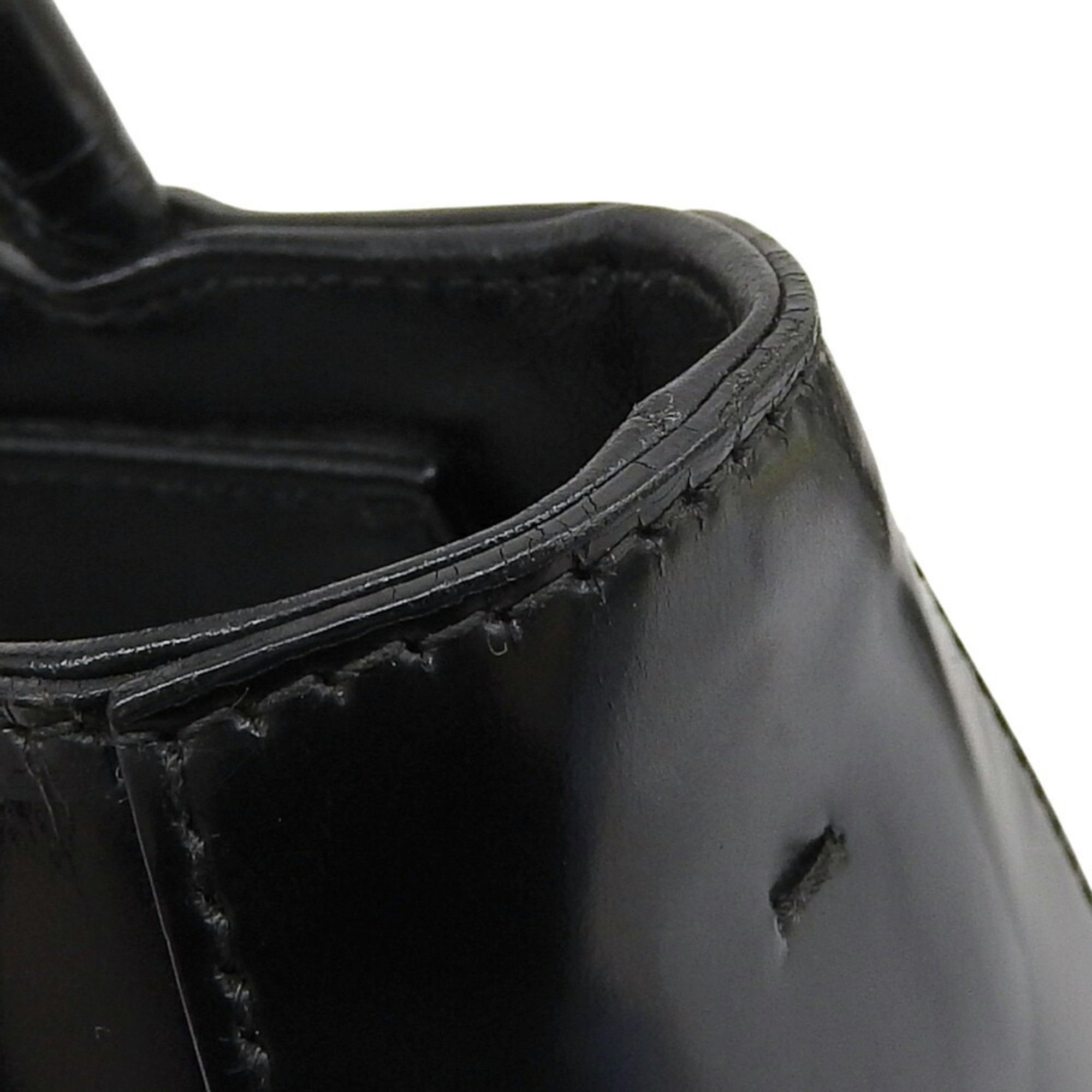 Prada Prada SPAZZOLATO Triangle Bag in Black Leather (1BA320) Size ONE SIZE - 6 Thumbnail
