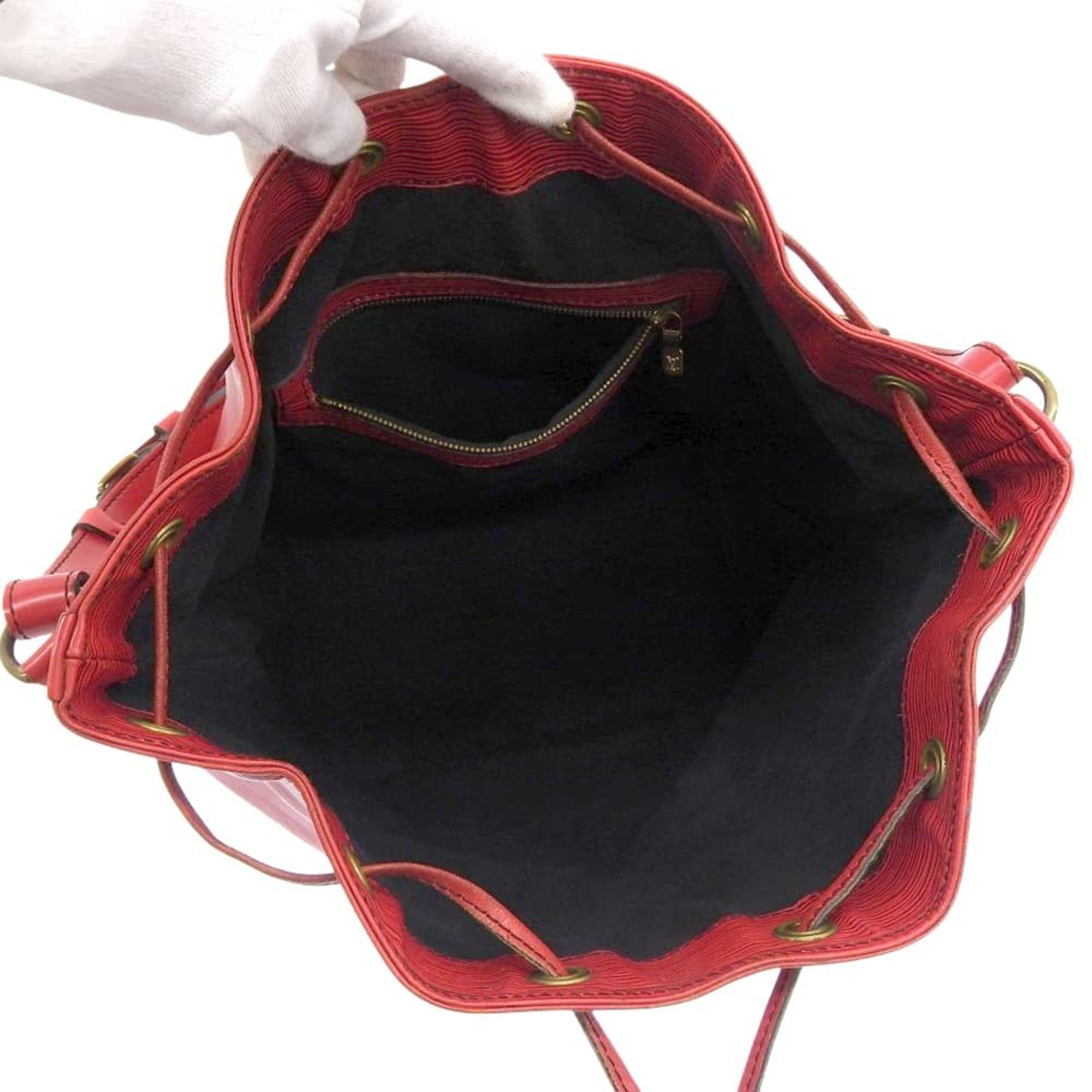 Louis Vuitton Louis Vuitton Epi Noe M44007 Shoulder Bag in Castilian Red Size ONE SIZE - 3 Thumbnail