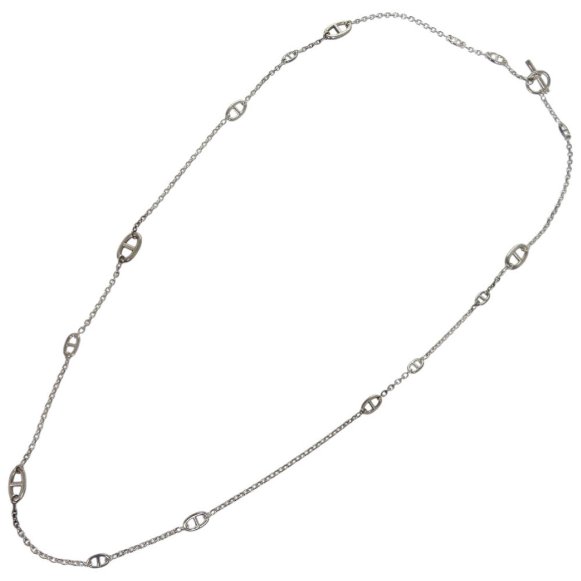 Hermes Hermes Chaine d'Ancre Silver 925 Necklace 1411 HERMES Size ONE SIZE - 3 Thumbnail