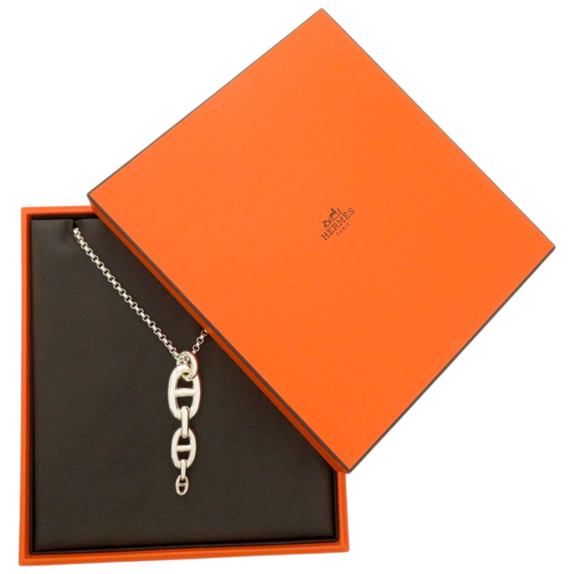Hermes Hermes Chaine d'Ancre Anchaîne 22AG183617 Silver 925 Necklace 1191 HERMES Size ONE SIZE - 2 Thumbnail