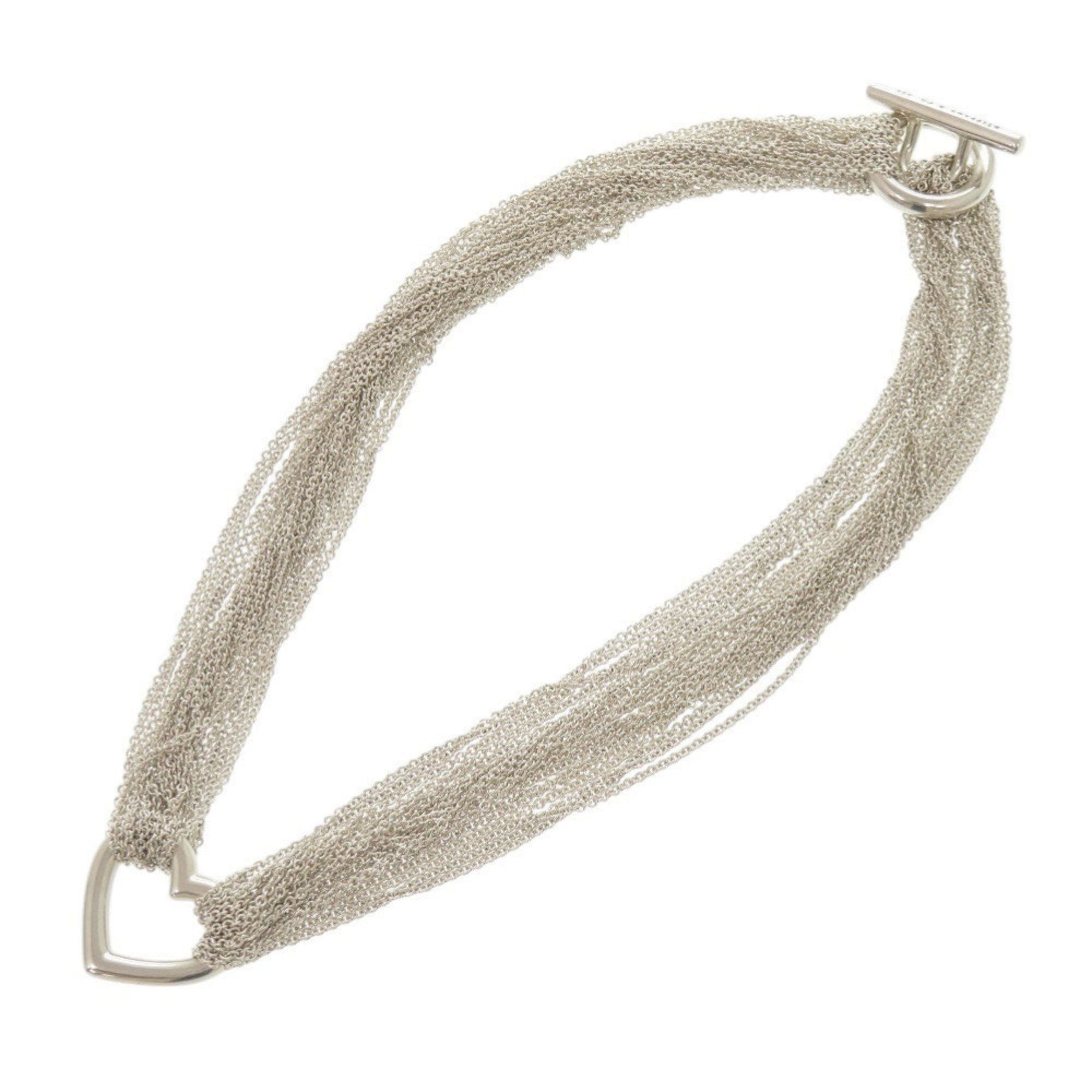 Tiffany & Co. Tiffany & Co. Open Heart Toggle Necklace in Sterling Silver (0269) Size ONE SIZE - 3 Thumbnail