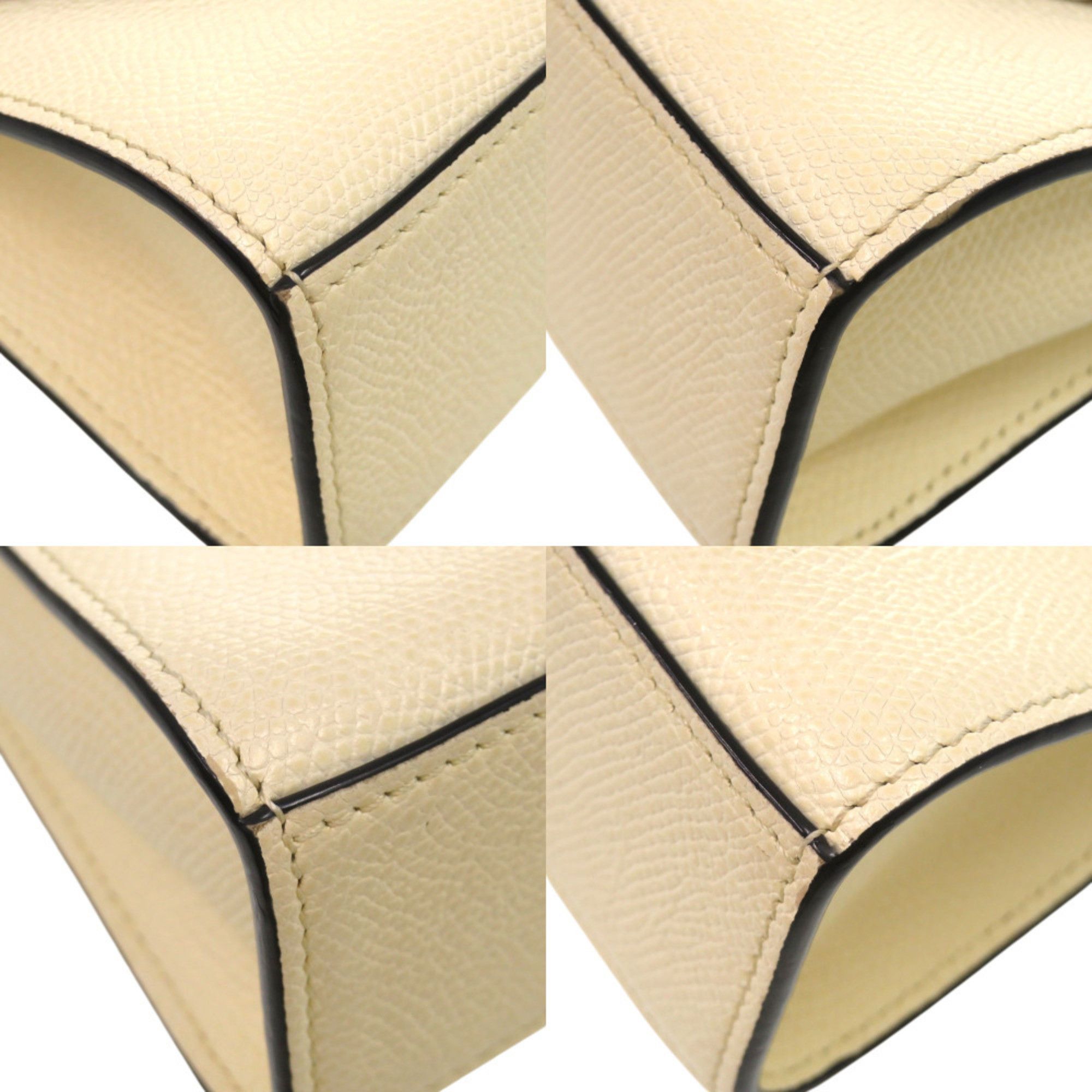 Valextra Like new Valextra 2-way Iside Belt 525044 white leather shoulder bag 0858 Size ONE SIZE - 4 Thumbnail