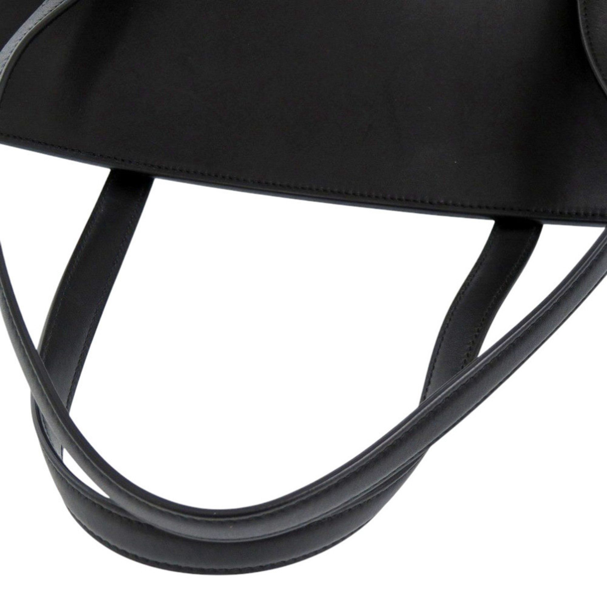 Salvatore Ferragamo Salvatore Ferragamo Gancini Leather Black Handbag 1248 Size ONE SIZE - 6 Thumbnail
