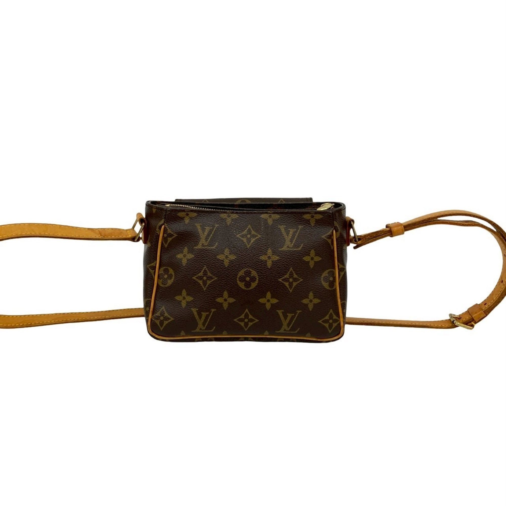 Louis Vuitton LOUIS VUITTON Viva Cite PM Monogram Leather Mini Shoulder Bag/Pochette, Brown, 31319 Size ONE SIZE - 3 Thumbnail