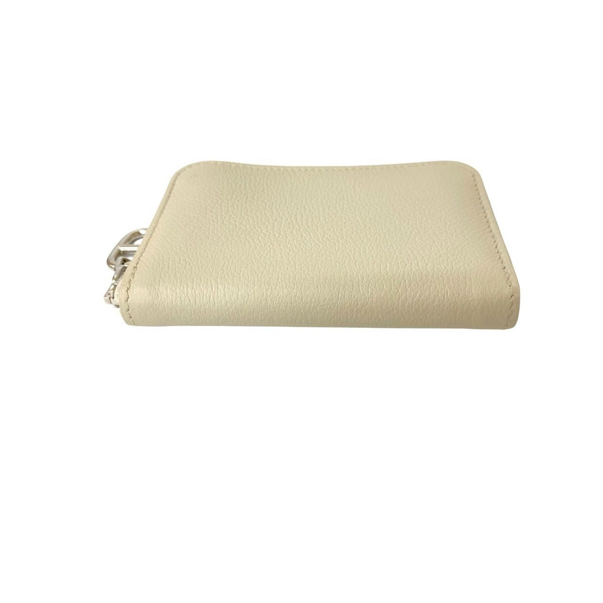 Hermes B-stamped HERMES Zip & Go Leather Coin Purse/Business Card Case, Off-White, 552-6 Size ONE SIZE - 6 Thumbnail
