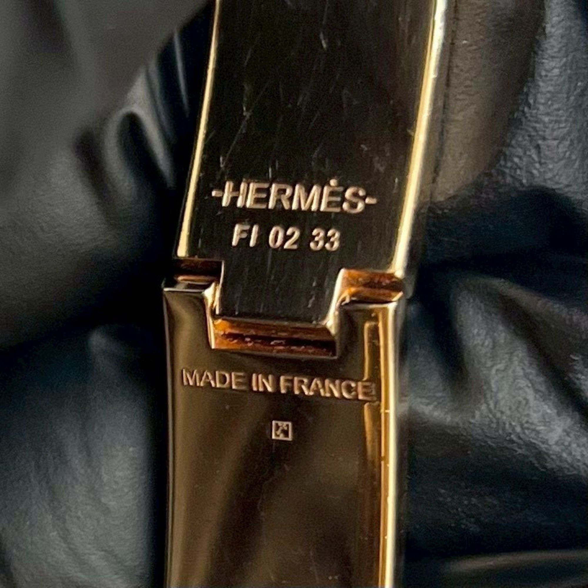 Hermes HERMES Click H Bracelet Bangle Accessory for Women, Gold Multicolor, 16550 Size ONE SIZE - 2 Thumbnail