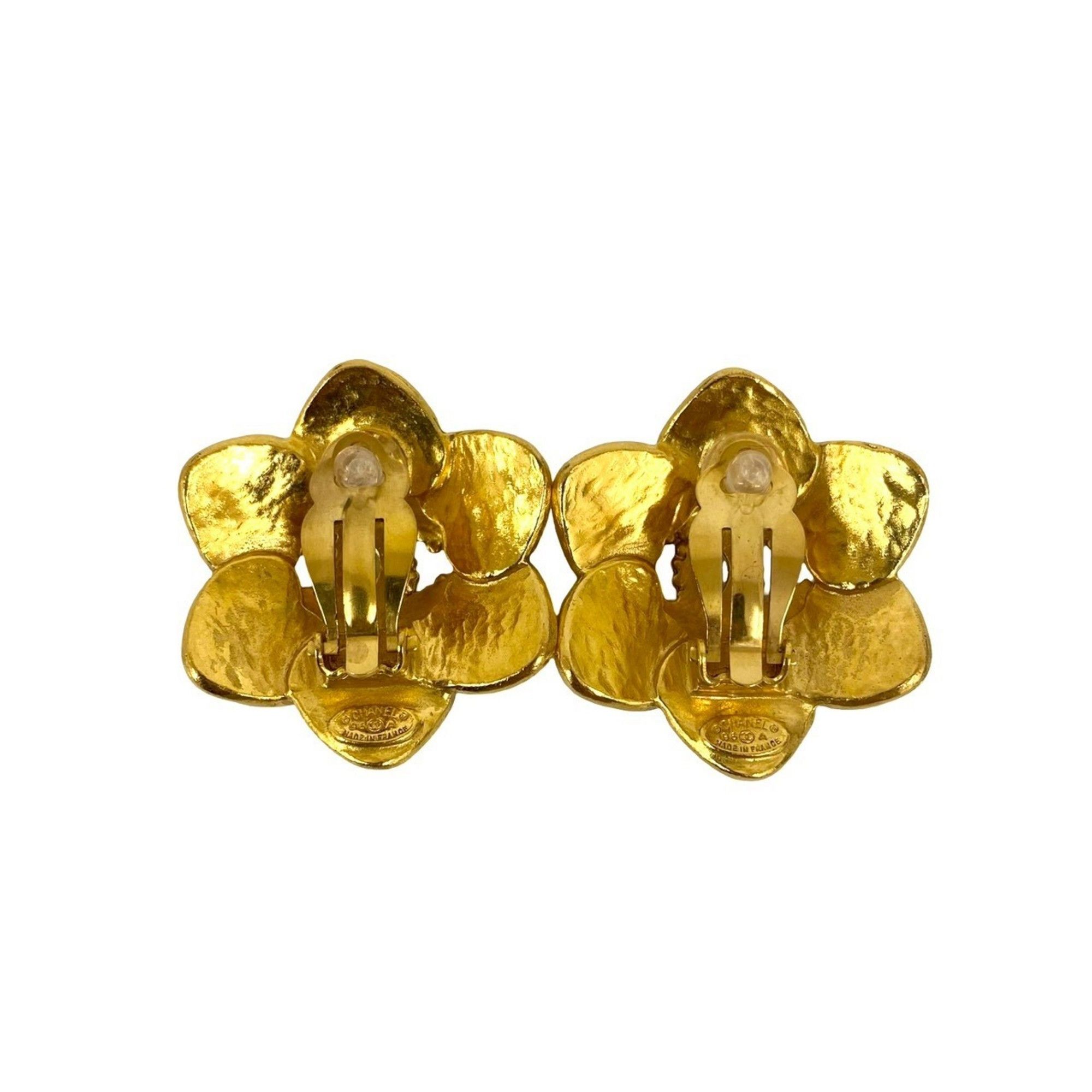 Chanel CHANEL Vintage Coco Mark Motif Earrings and Ear Cuffs, Gold, 10552 Size ONE SIZE - 6 Thumbnail