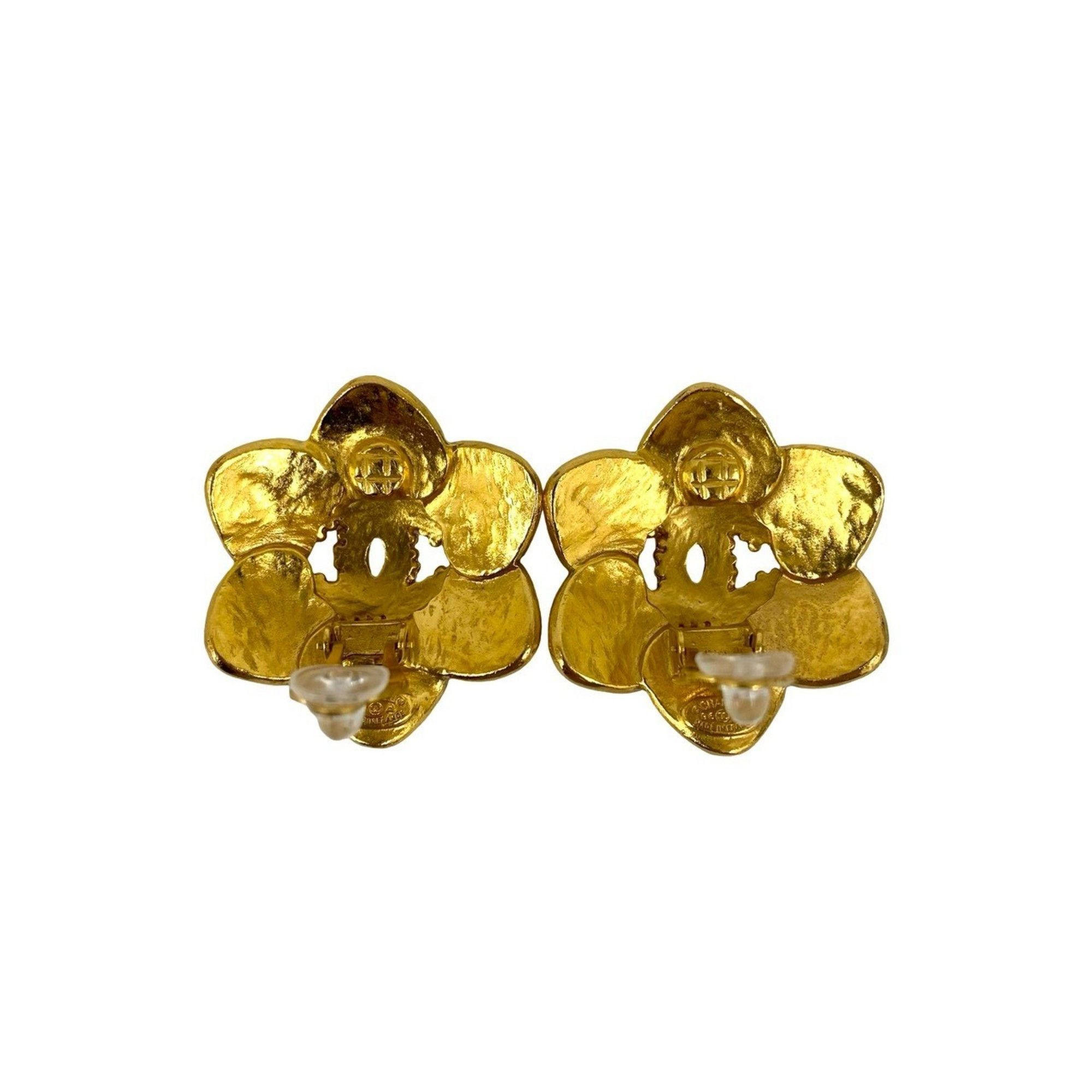 Chanel CHANEL Vintage Coco Mark Motif Earrings and Ear Cuffs, Gold, 10552 Size ONE SIZE - 5 Thumbnail