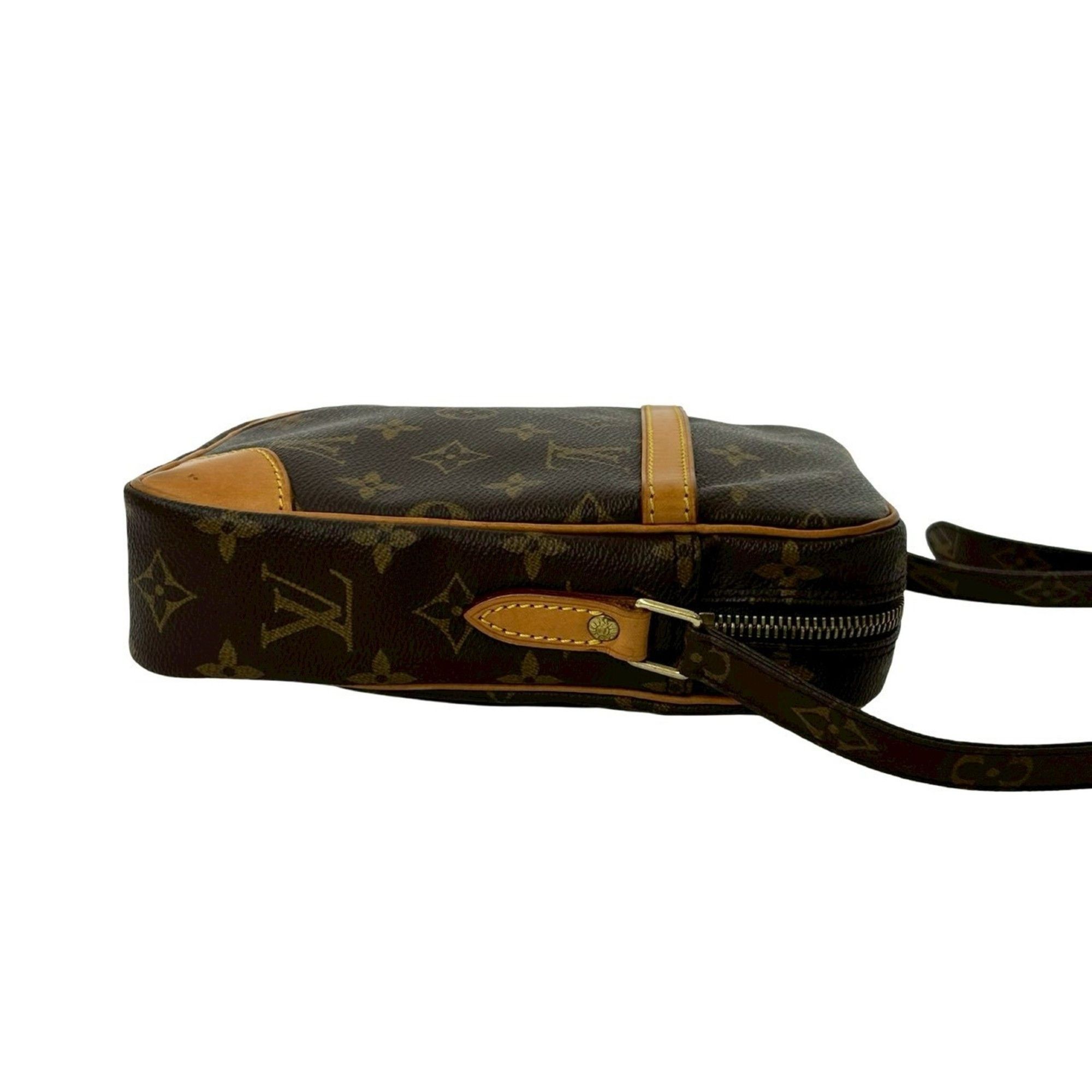 Louis Vuitton LOUIS VUITTON Danube Monogram Leather Mini Shoulder Bag/Pochette/Sacoche Brown 22685 Size ONE SIZE - 6 Thumbnail