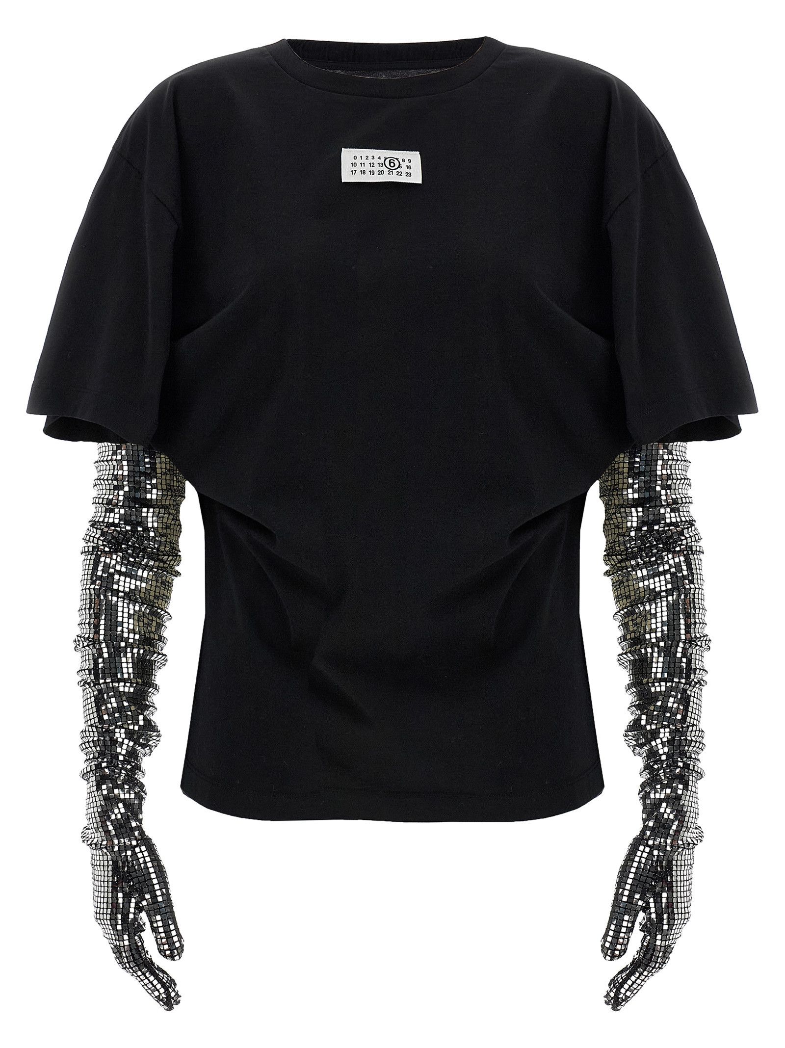 Maison Margiela Sequin Gloves T-Shirt Size XS / US 0-2 / IT 36-38 - 2 Thumbnail