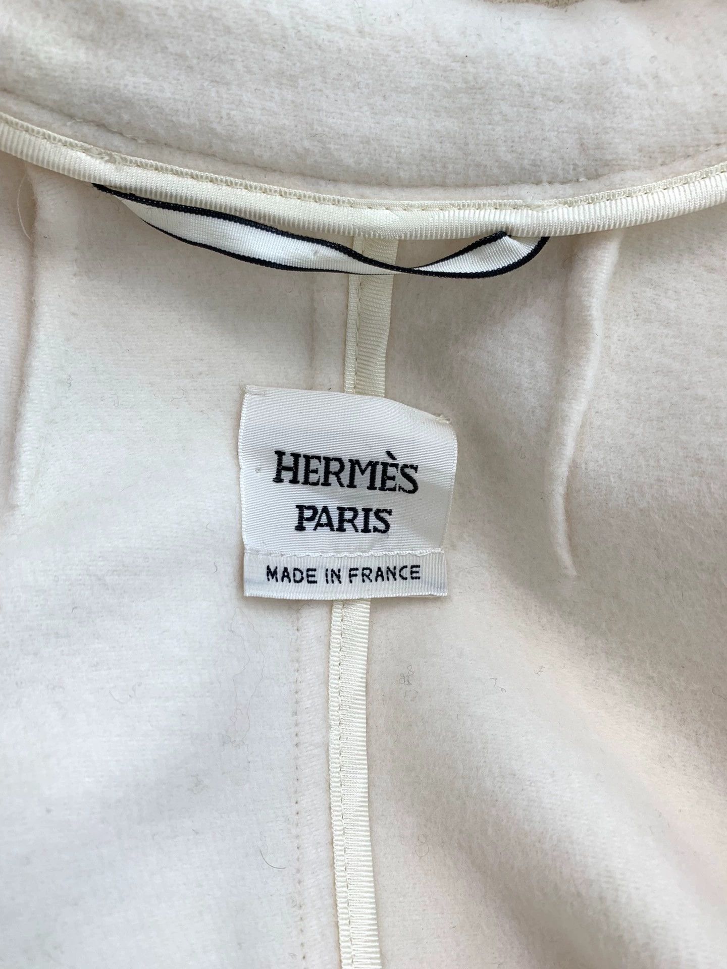 Hermes Hermes White Patchwork Leather Coat - dmc Size US M / EU 48-50 / 2 - 4 Thumbnail
