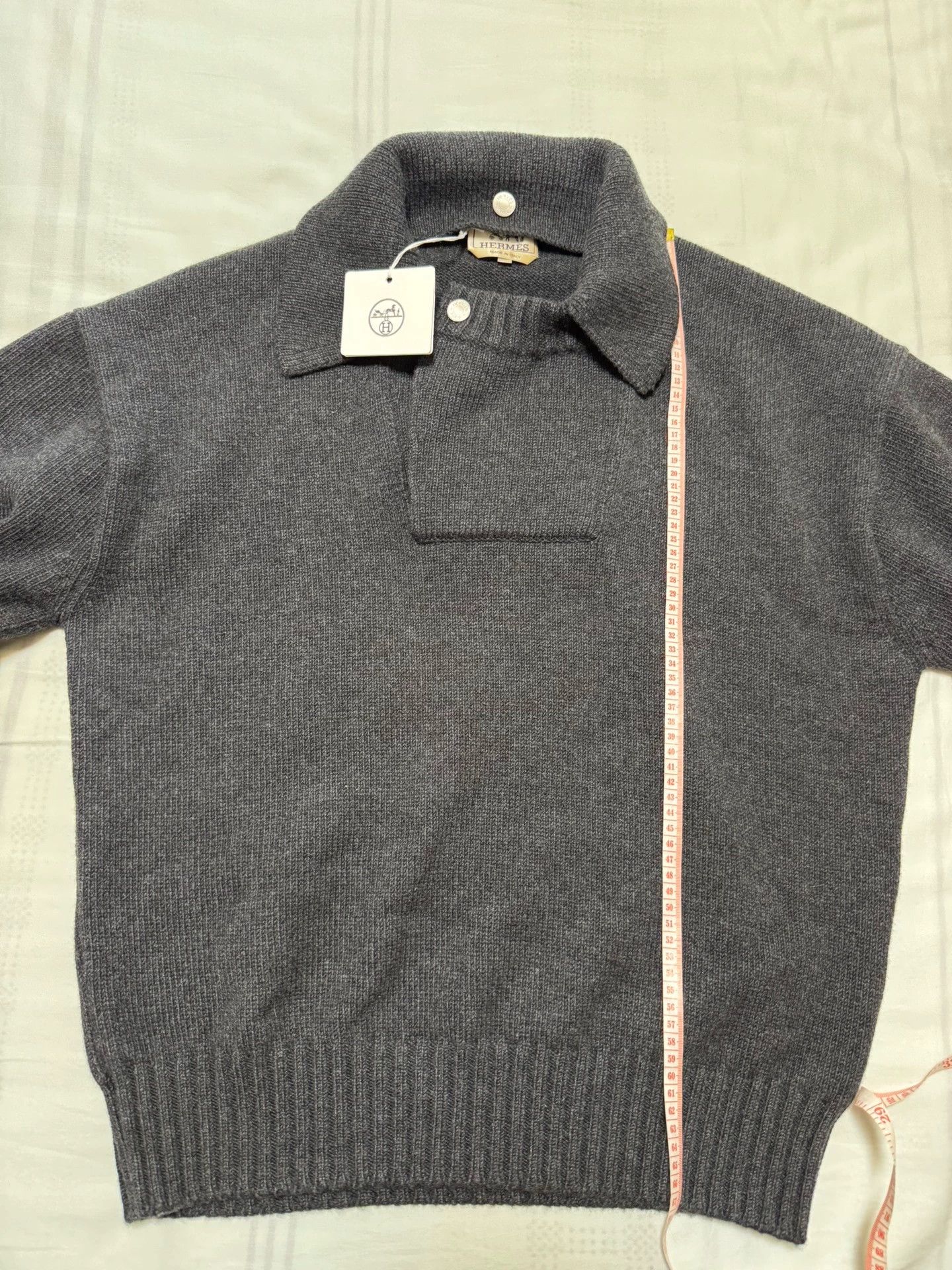 Hermes Hermes 100% Cashmere Removable Collar Coat - dmc Size US L / EU 52-54 / 3 - 4 Thumbnail