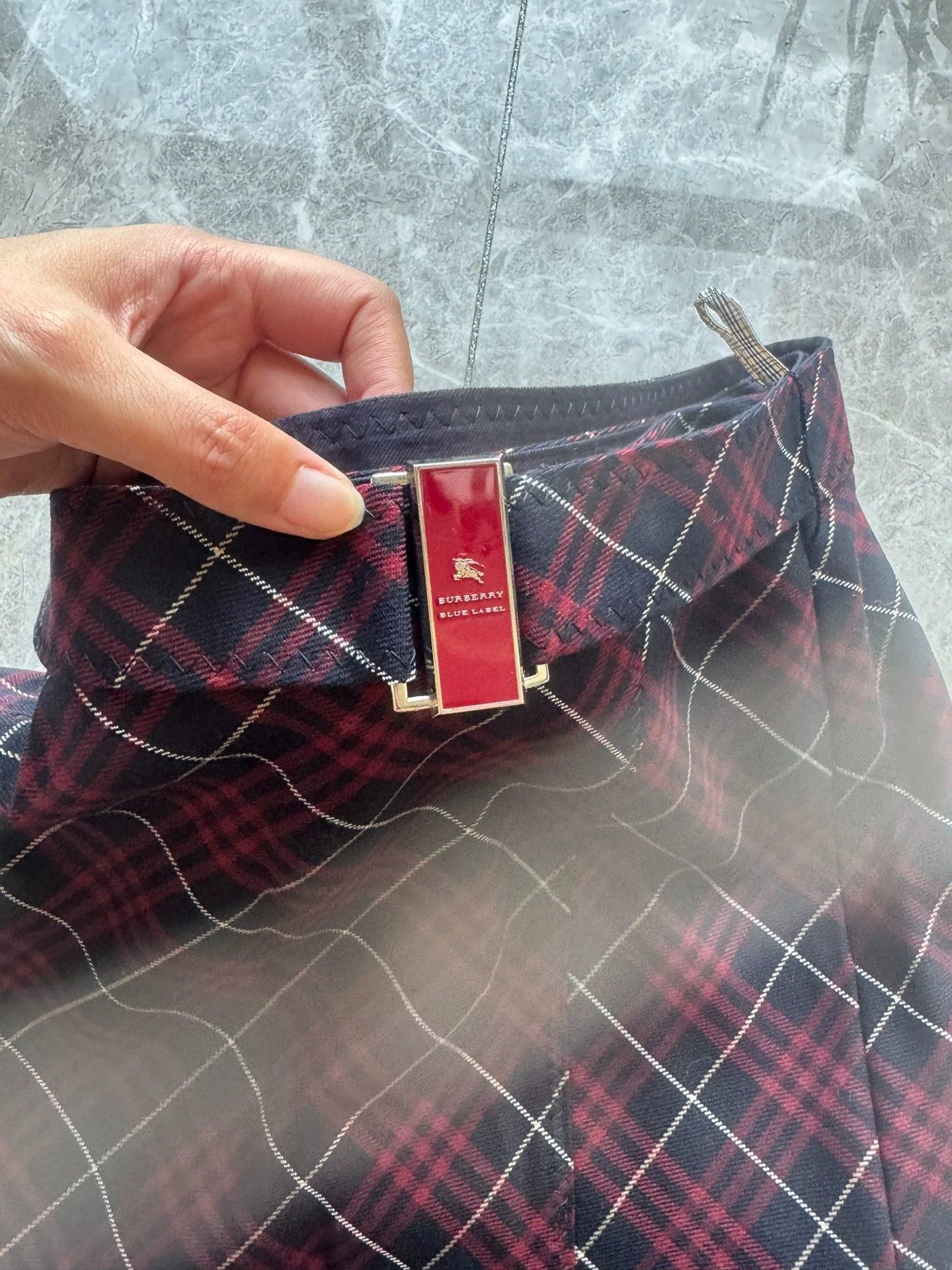 Burberry Vintage Burberry Plaid Skirt - dmc Size US 26 / EU 42 - 4 Thumbnail