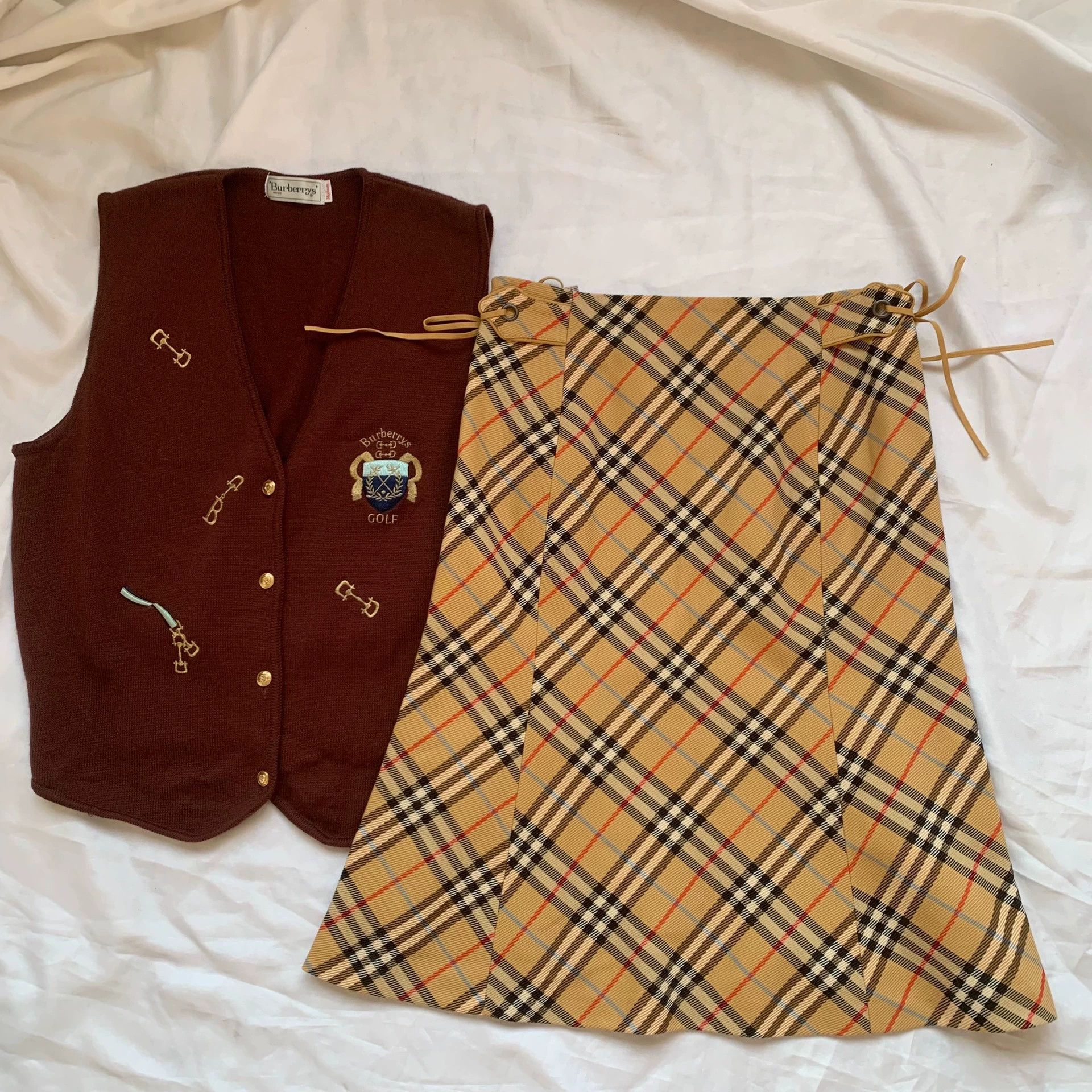Burberry Burberry Plaid Double Bow Skirt - dmc Size US 28 / EU 44 - 5 Thumbnail