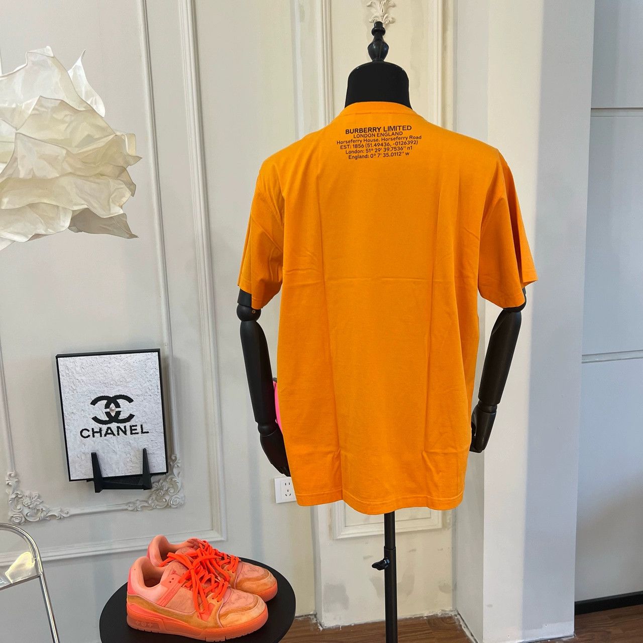 Burberry Burberry Orange Short Sleeve T-shirt M - dmc Size US M / EU 48-50 / 2 - 2 Thumbnail