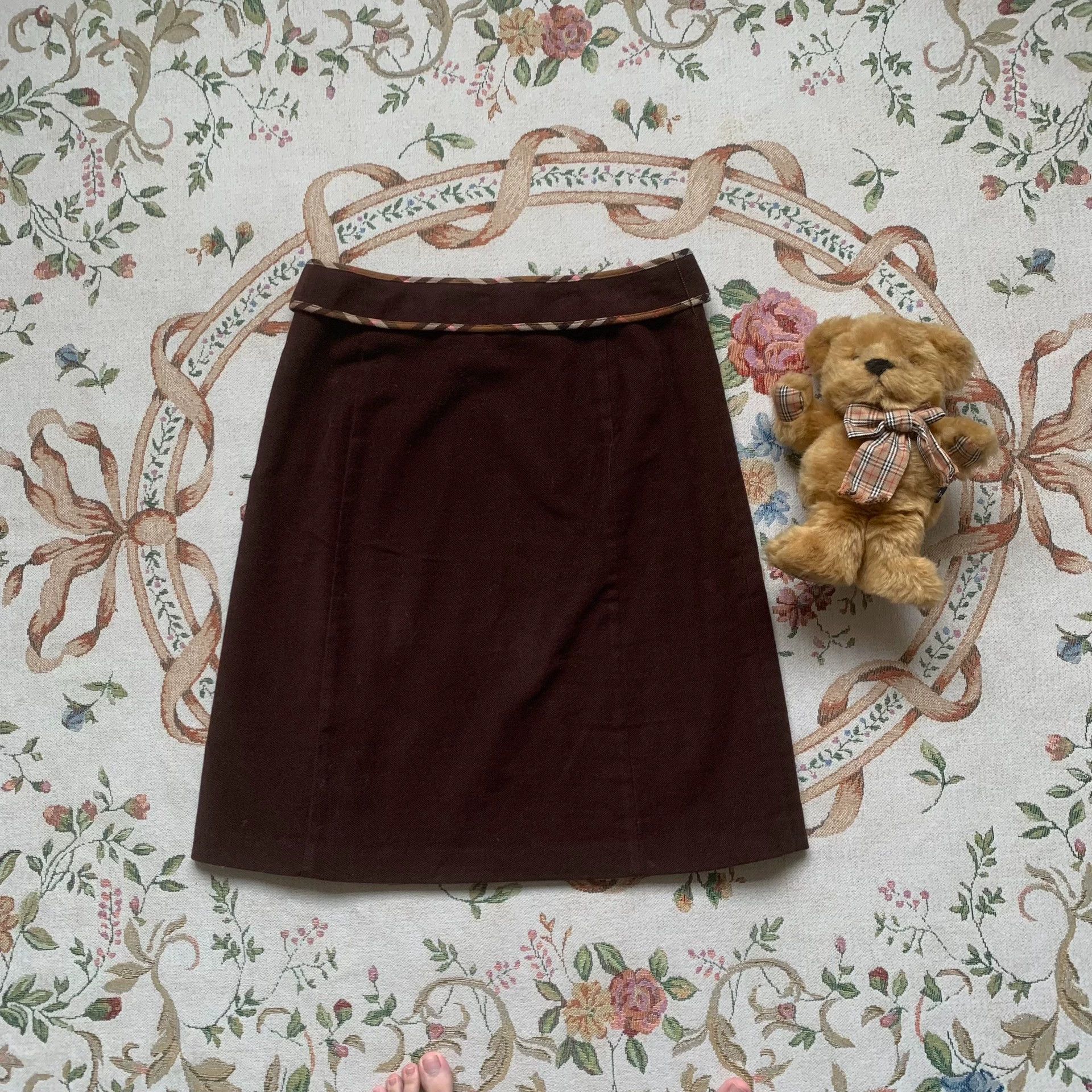Burberry Burberry Belted Cotton Skirt - dmc Size US 28 / EU 44 - 4 Thumbnail