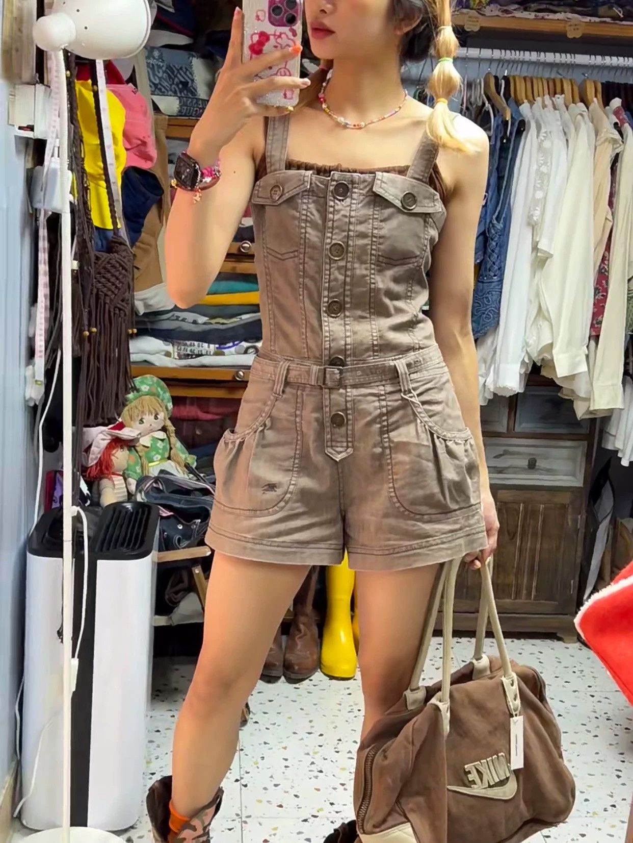Burberry Burberry Vintage Belted Overalls - dmc Size US 32 / EU 48 - 2 Thumbnail