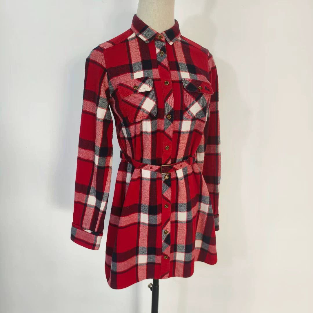 Burberry Vintage Burberry Red Plaid Shirt - dmc Size US XS / EU 42 / 0 - 5 Thumbnail