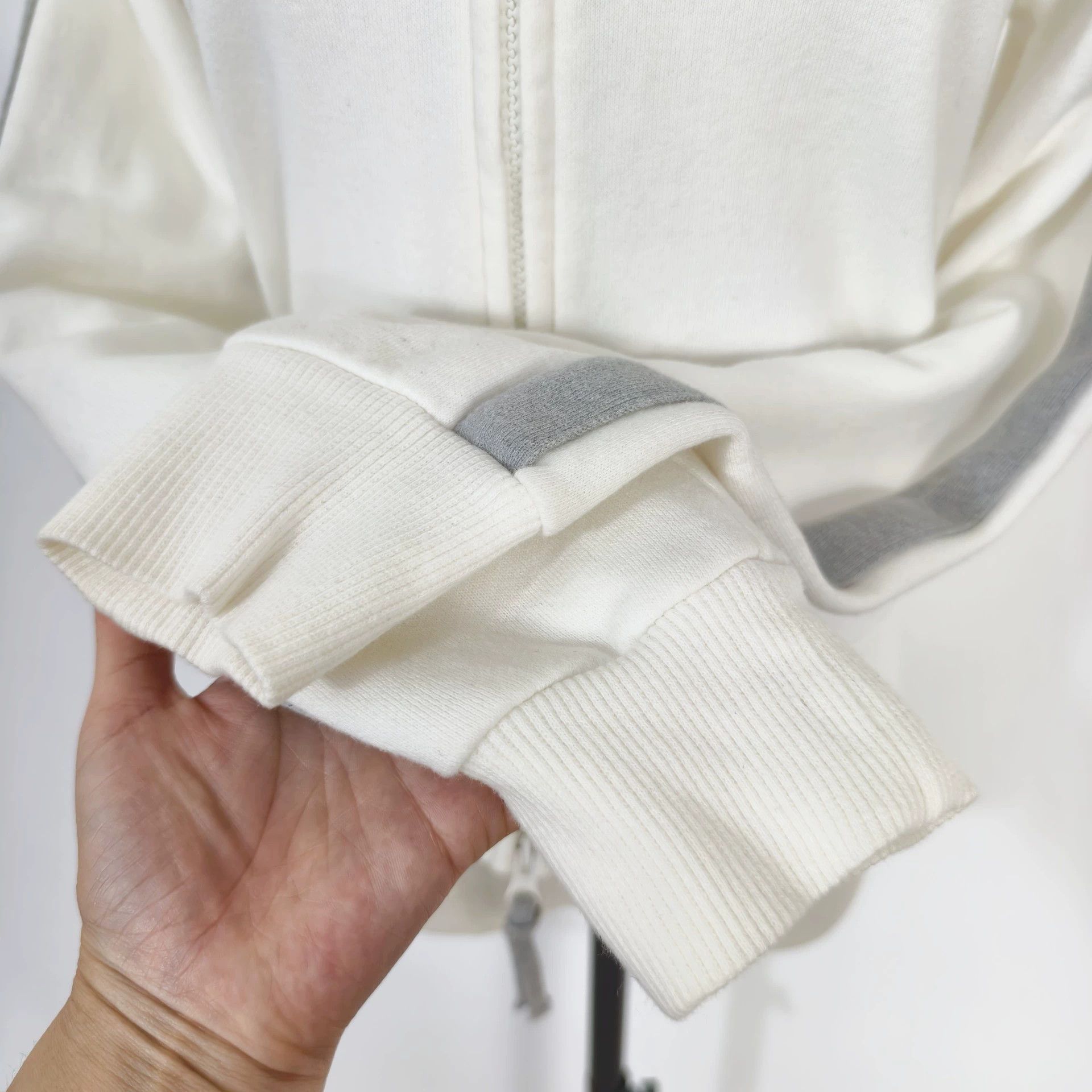 Burberry Vintage Burberry White Stand Collar Jacket - dmc Size US M / EU 48-50 / 2 - 2 Thumbnail
