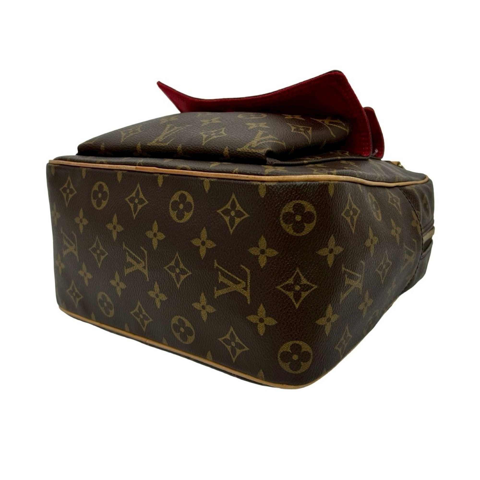 Louis Vuitton LOUIS VUITTON Vintage Excentric Cite Monogram Leather Handbag/Mini Boston Bag, Brown, 48036 Size ONE SIZE - 8 Thumbnail