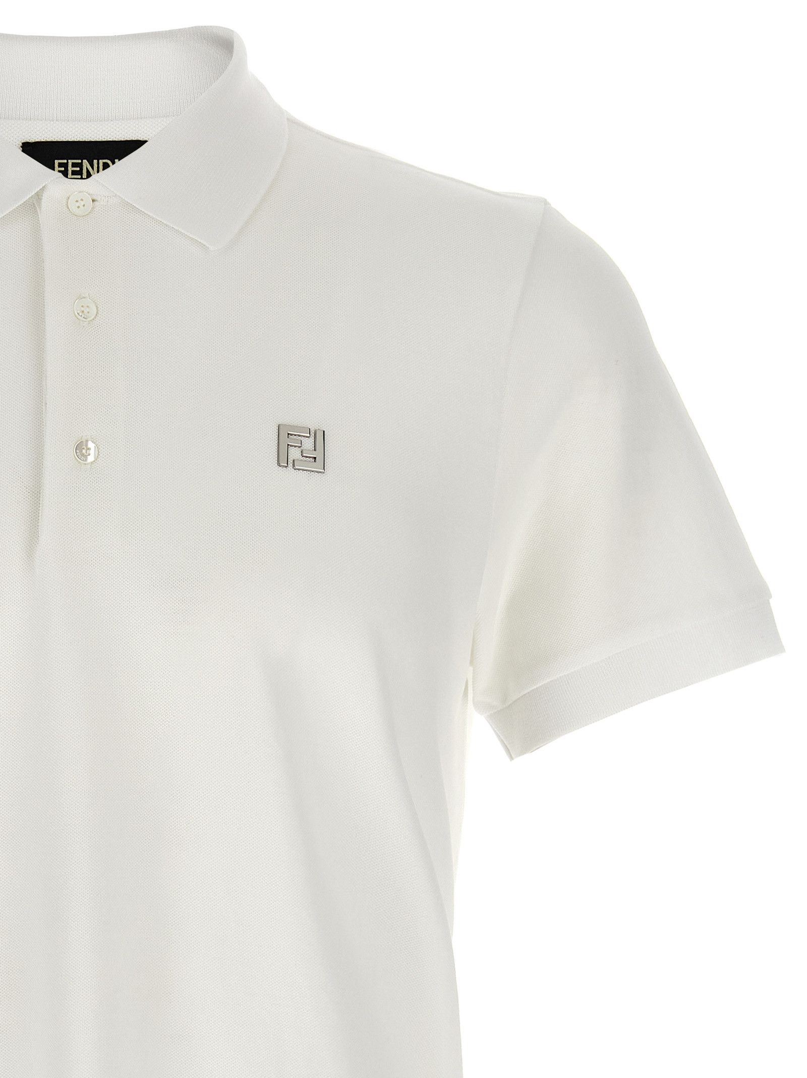 Fendi Ff Metallic Logo Polo Shirt Size US XXL / EU 58 / 5 - 3 Thumbnail