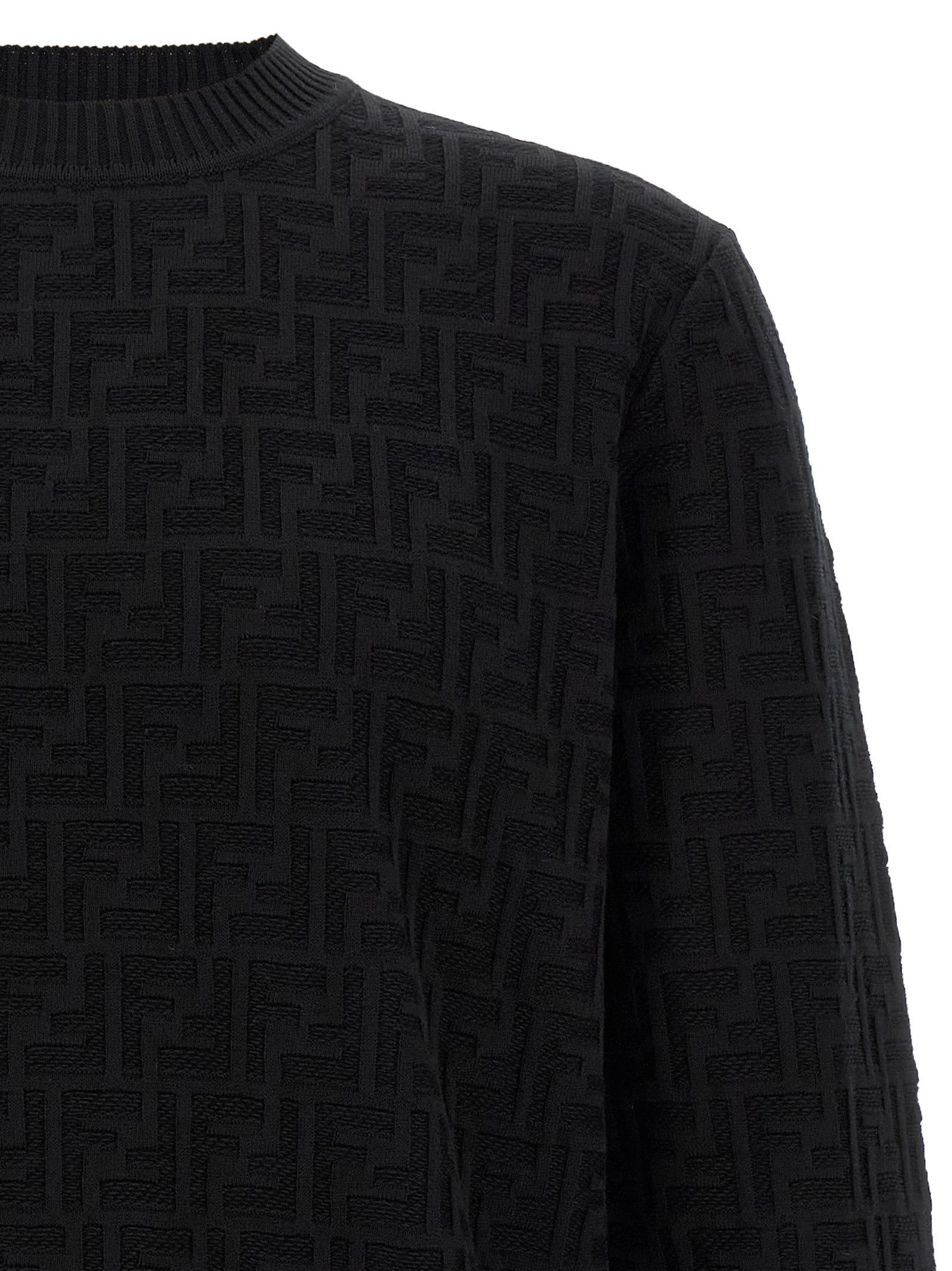 Fendi Ff Jacquard Sweater Size US M / EU 48-50 / 2 - 3 Thumbnail