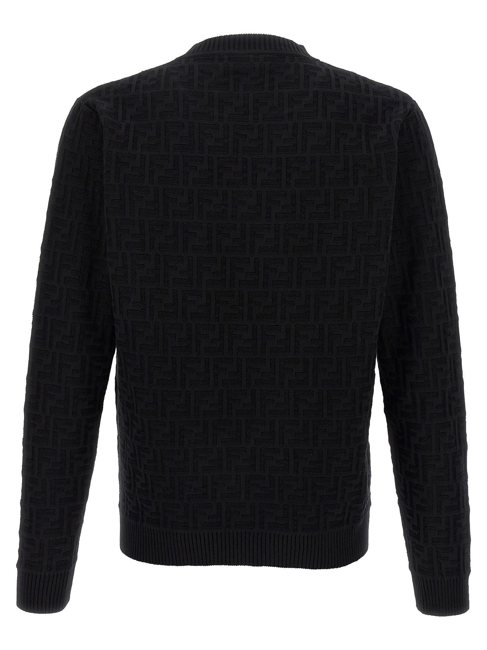 Fendi Ff Jacquard Sweater Size US L / EU 52-54 / 3 - 2 Thumbnail