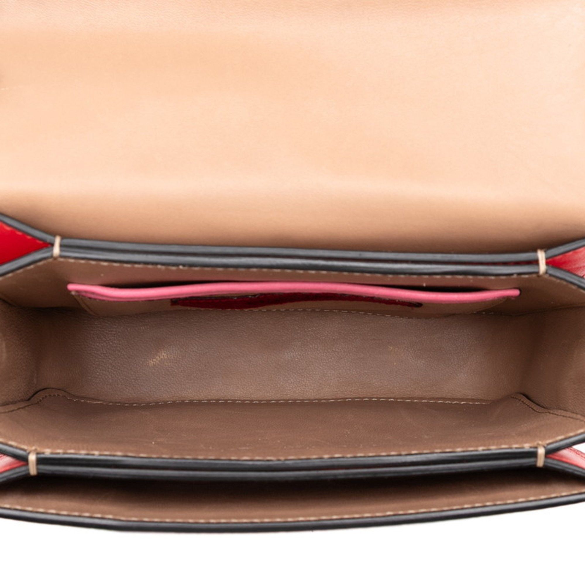 Valentino Valentino shoulder bag in pink and wine red leather for women. Size ONE SIZE - 4 Thumbnail