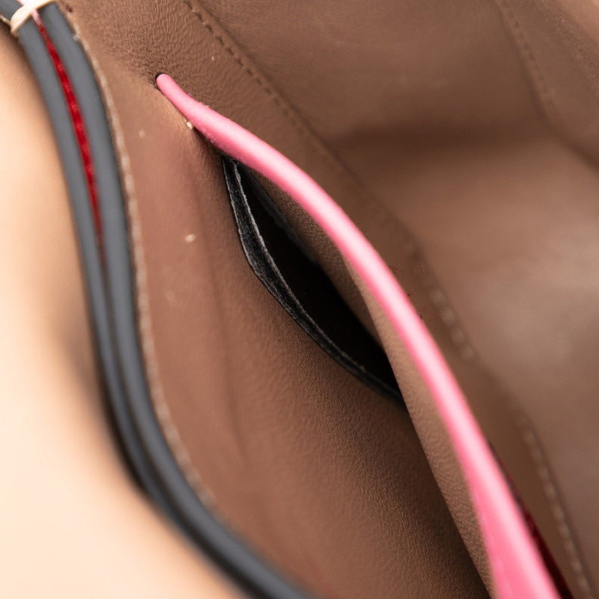 Valentino Valentino shoulder bag in pink and wine red leather for women. Size ONE SIZE - 6 Thumbnail