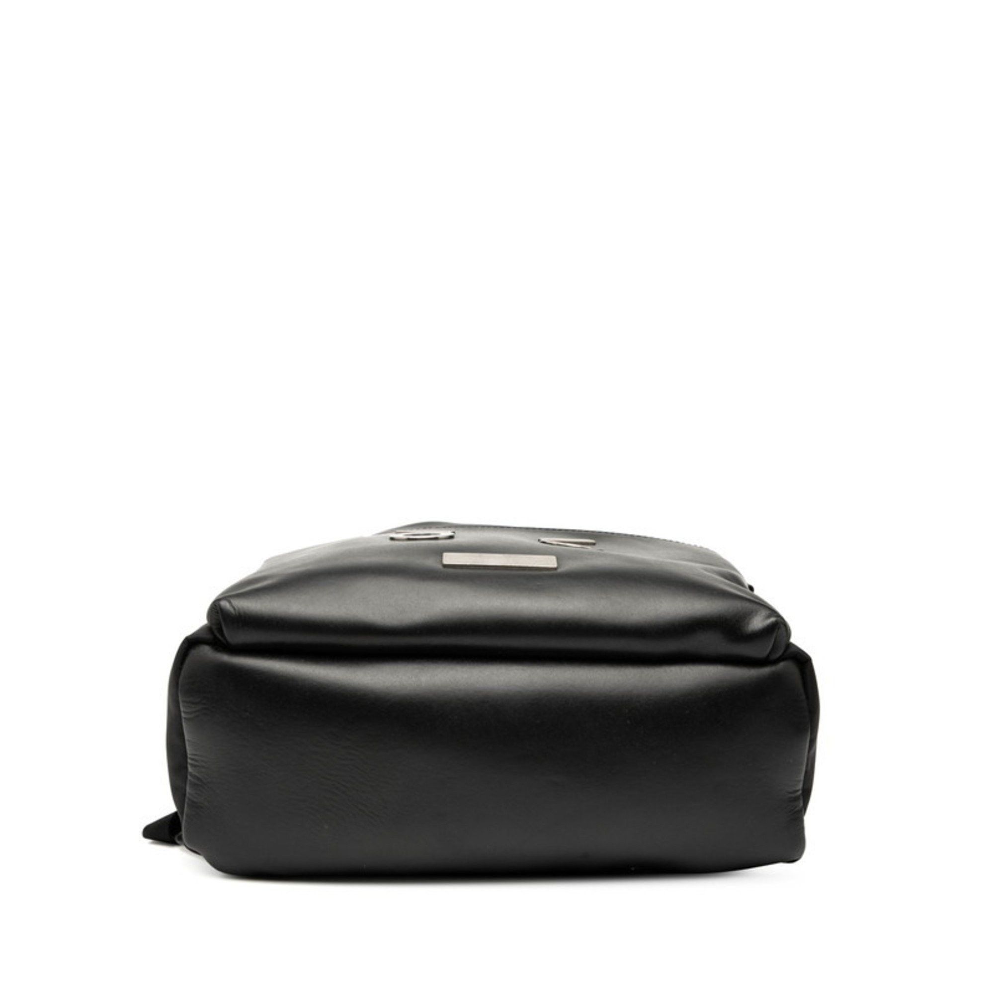 Fendi Fendi Face Backpack 7VZ012 Black Leather and Nylon Women's FENDI Size ONE SIZE - 3 Thumbnail
