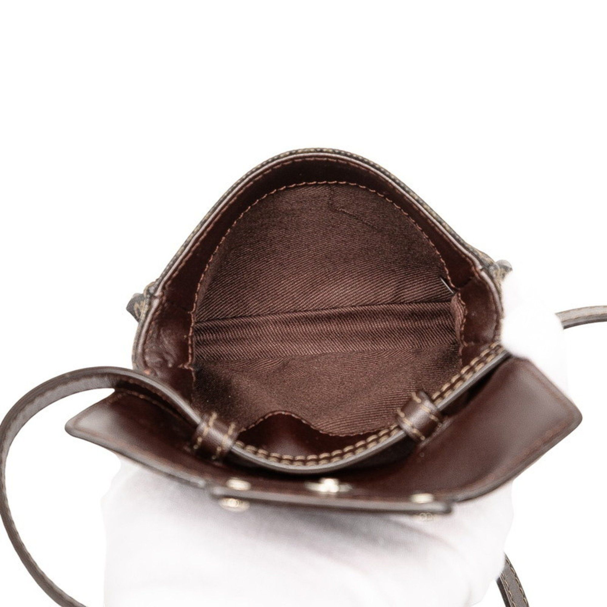 Loewe LOEWE Anagram Body Bag/Shoulder Bag in Brown Leather for Women Size ONE SIZE - 4 Thumbnail