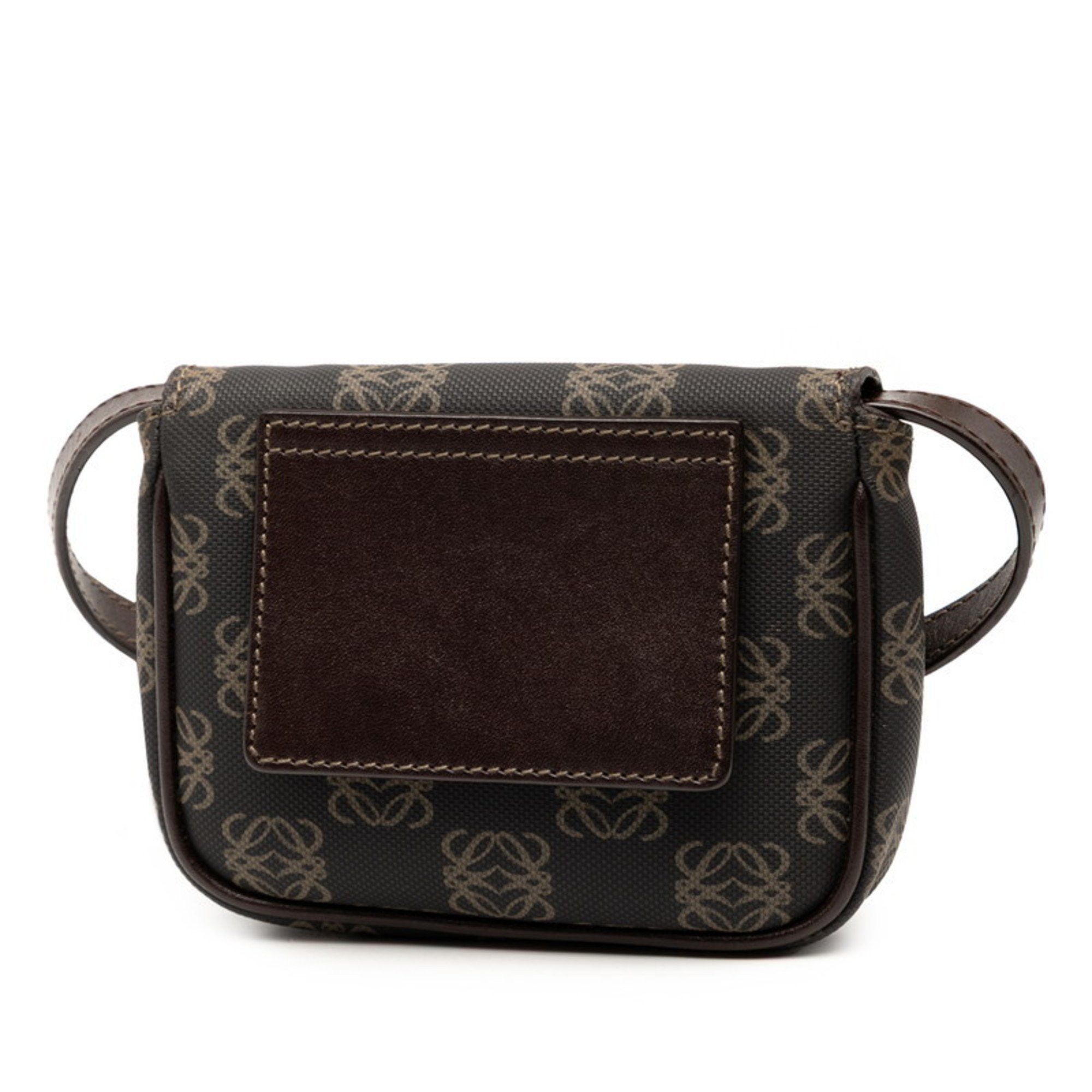 Loewe LOEWE Anagram Body Bag/Shoulder Bag in Brown Leather for Women Size ONE SIZE - 2 Thumbnail
