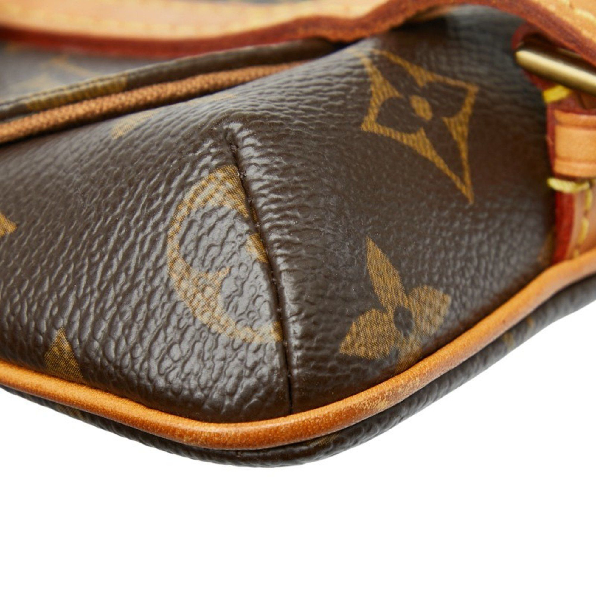 Louis Vuitton Louis Vuitton Monogram Pochette Marel Waist Bag/Body Bag M51159 Brown Leather Women's LOUIS VUITTON Size ONE SIZE - 5 Thumbnail