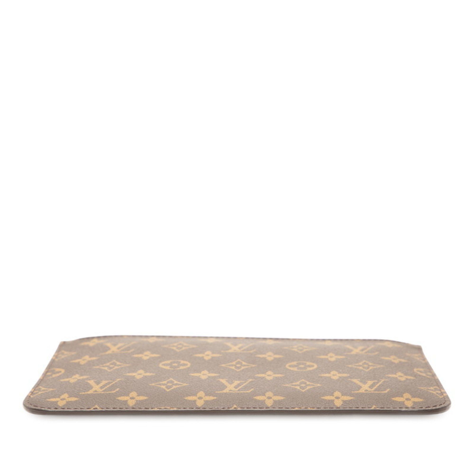 Louis Vuitton Louis Vuitton Monogram Neverfull MM with attached pouch in brown and red. Women's. Size ONE SIZE - 3 Thumbnail