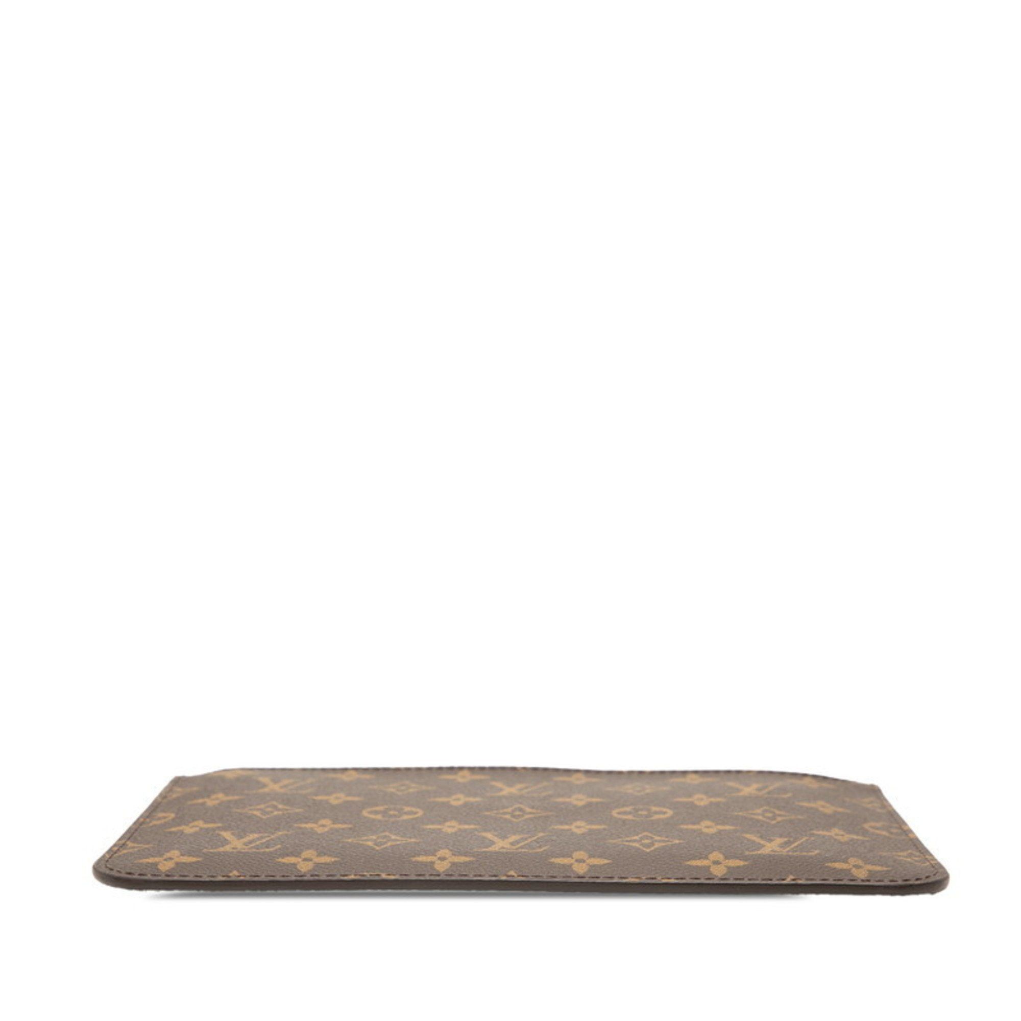 Louis Vuitton Louis Vuitton Monogram Neverfull MM with attached pouch in brown and red. Women's. Size ONE SIZE - 3 Thumbnail