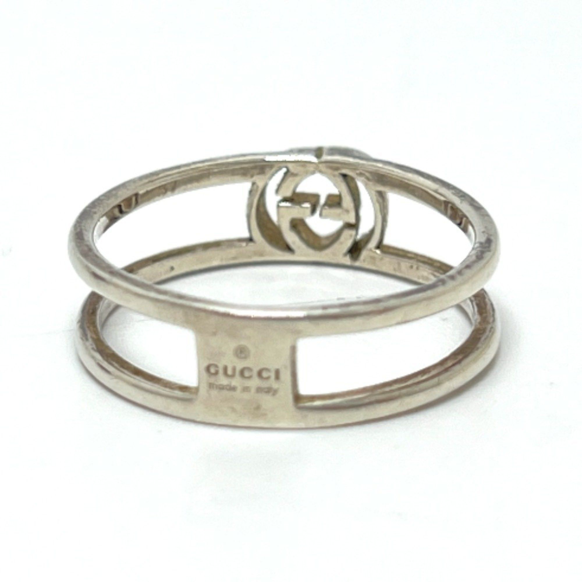 Gucci GUCCI Interlocking G Ring, SV925, Women's Silver Size ONE SIZE - 3 Thumbnail