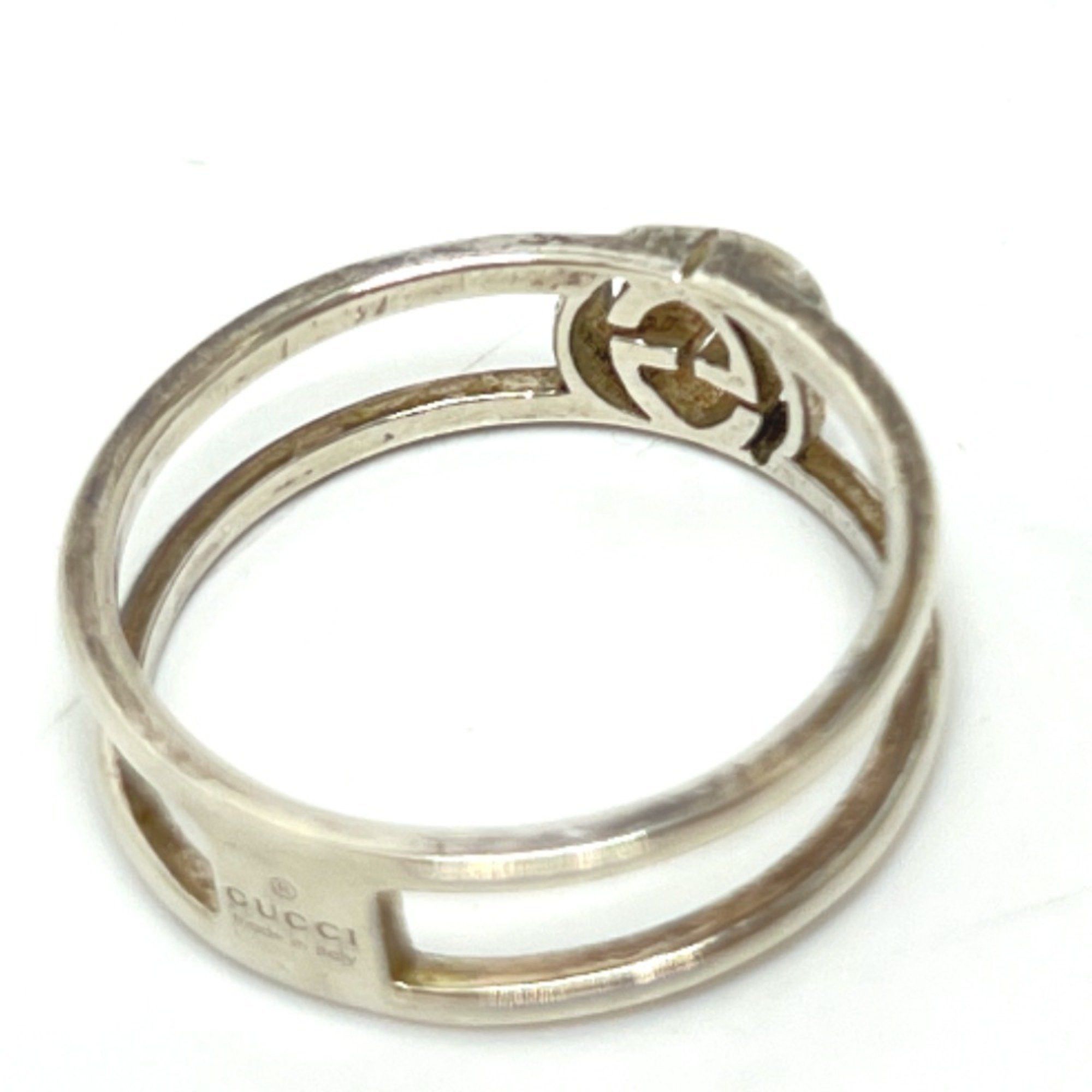 Gucci GUCCI Interlocking G Ring, SV925, Women's Silver Size ONE SIZE - 5 Thumbnail