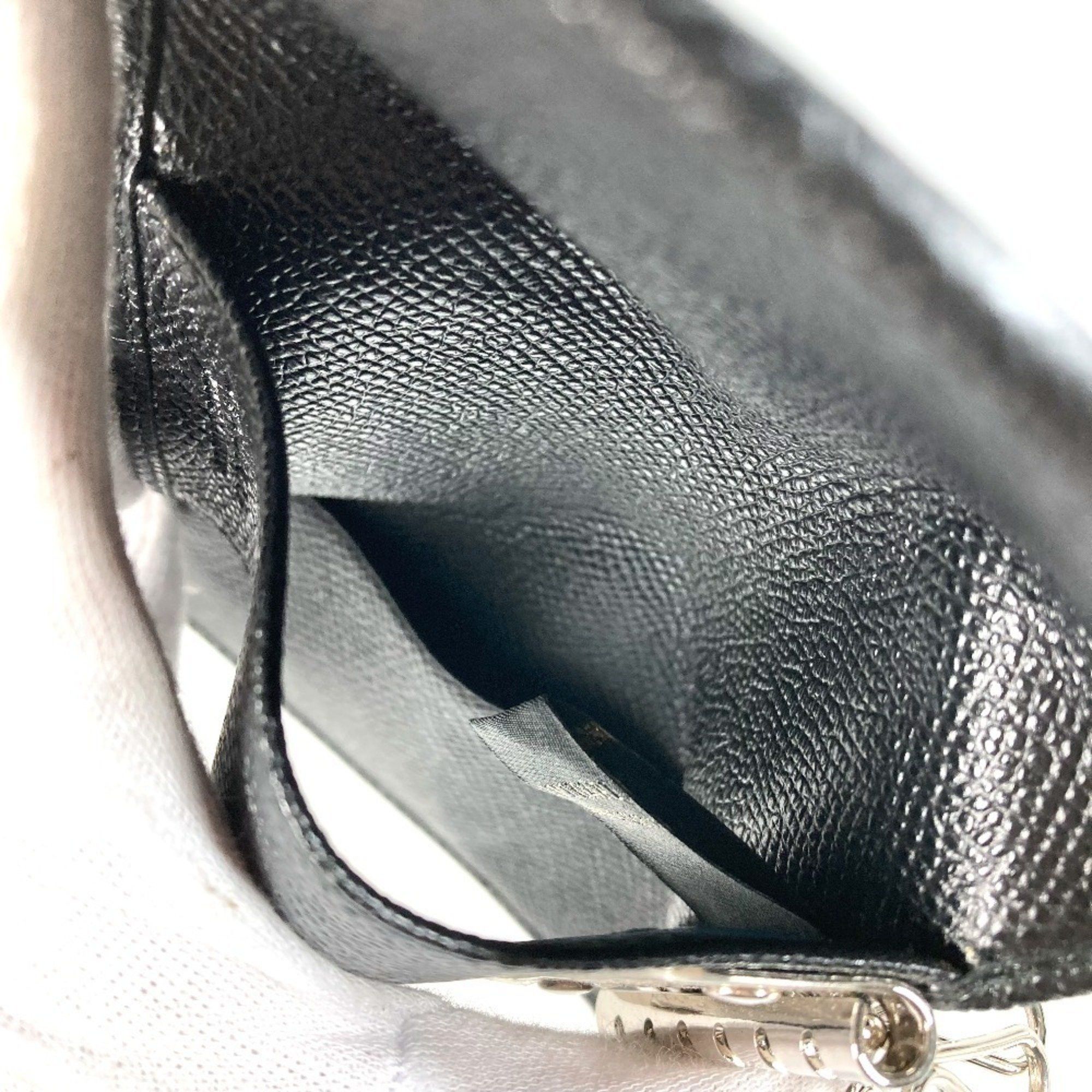 Bvlgari Bvlgari 6-ring logo key case, leather, black, for men and women. Size ONE SIZE - 5 Thumbnail