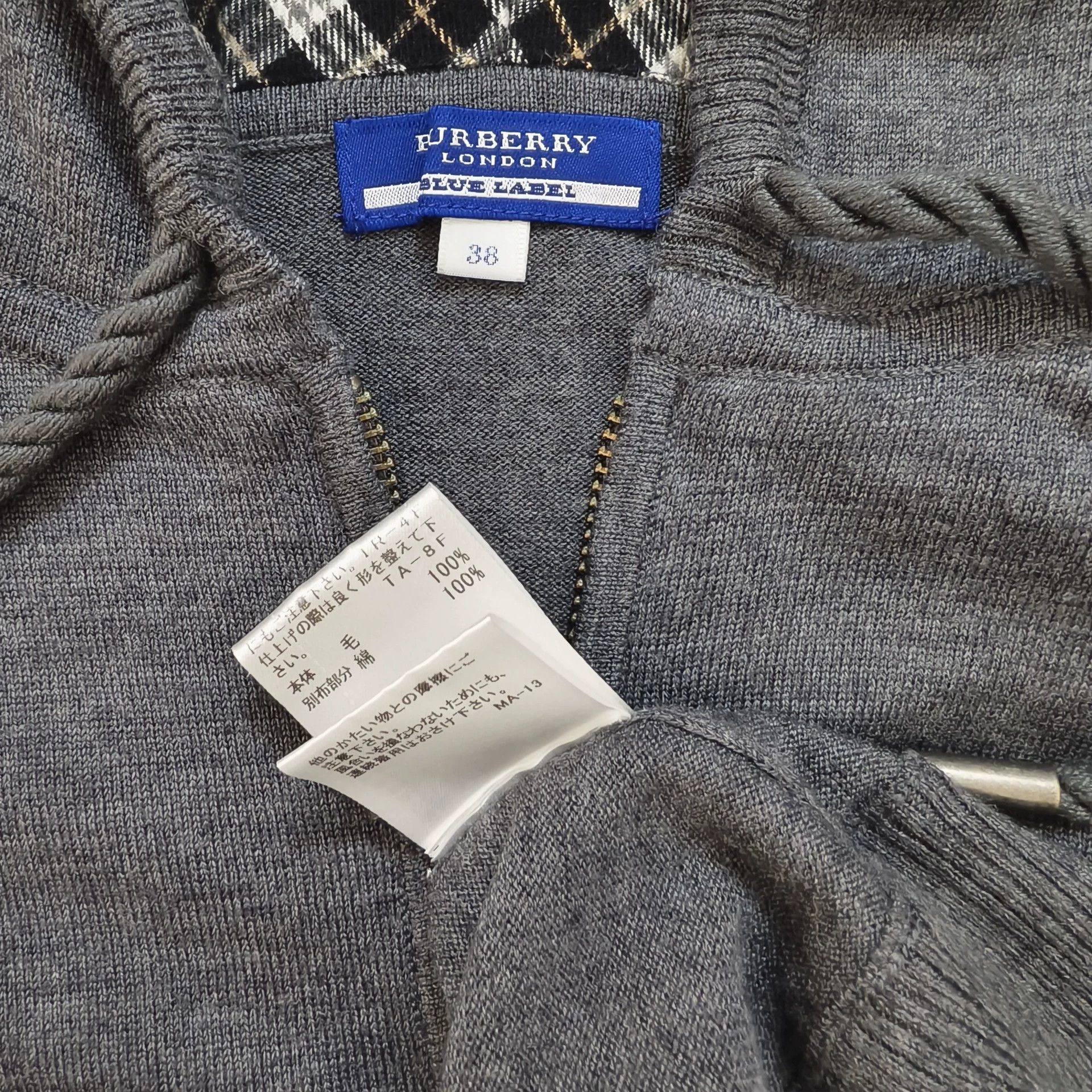 Burberry Vintage Burberry Gray Hooded Jacket - dmc Size US S / EU 44-46 / 1 - 6 Thumbnail