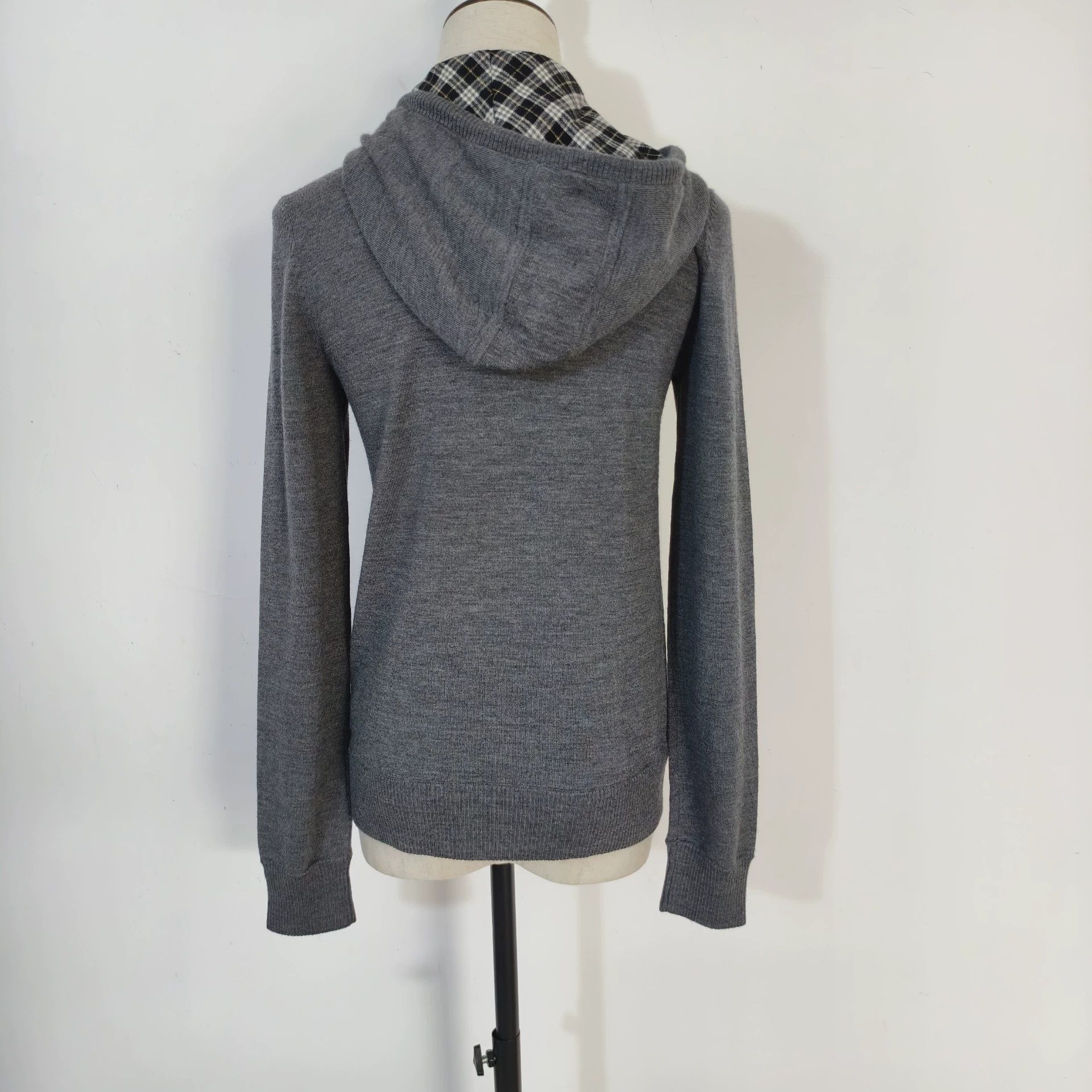 Burberry Vintage Burberry Gray Hooded Jacket - dmc Size US S / EU 44-46 / 1 - 4 Thumbnail