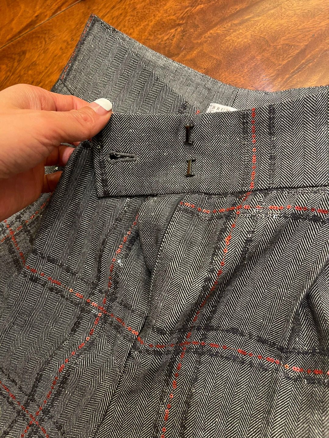 Brunello Cucinelli Brunello Cucinelli Limited Edition Beaded Pants - dmc Size US 38 / EU 54 - 7 Thumbnail
