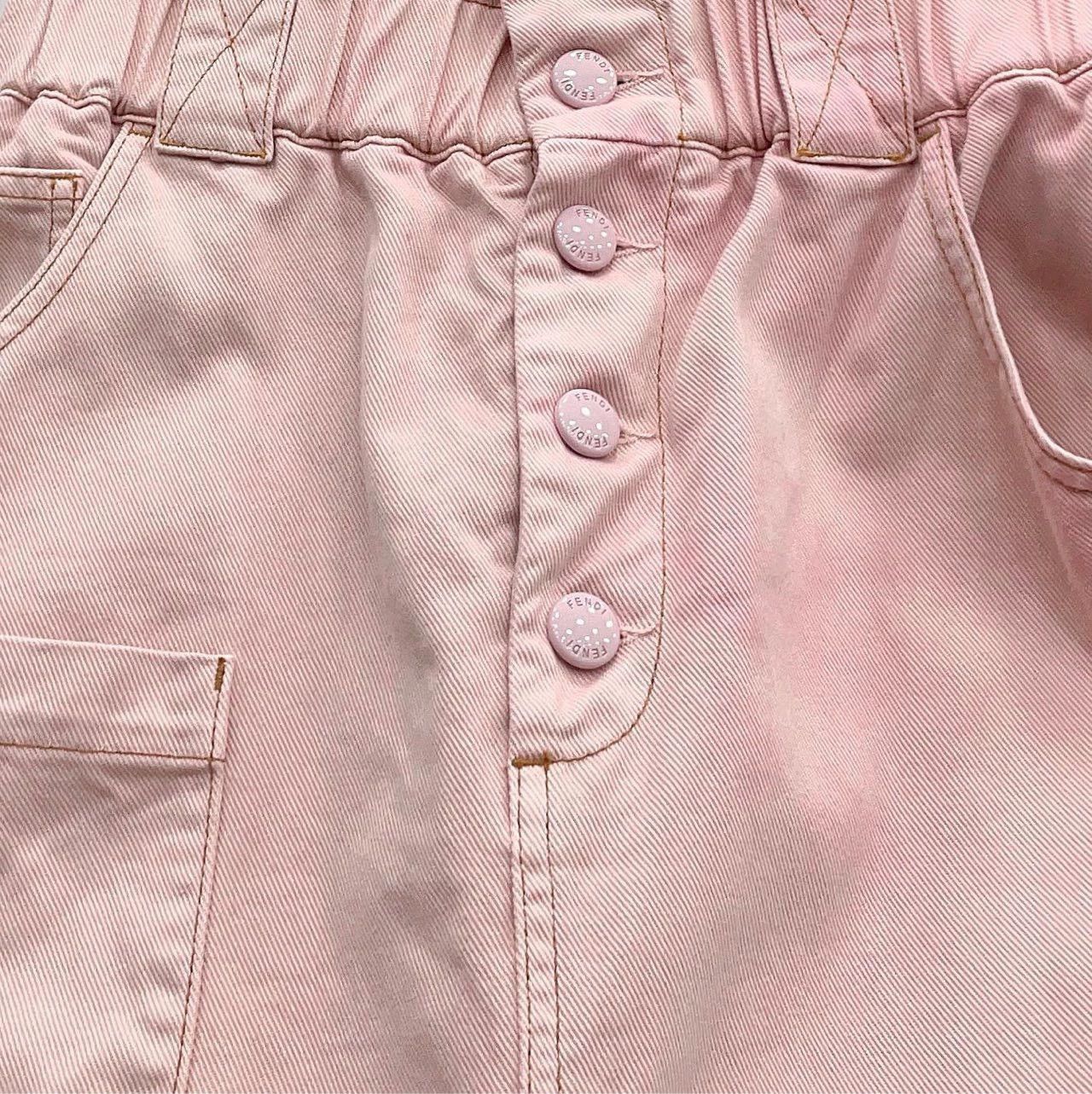 Fendi FENDI High-Waist Pink Denim Skirt - dmc Size US 32 / EU 48 - 5 Thumbnail