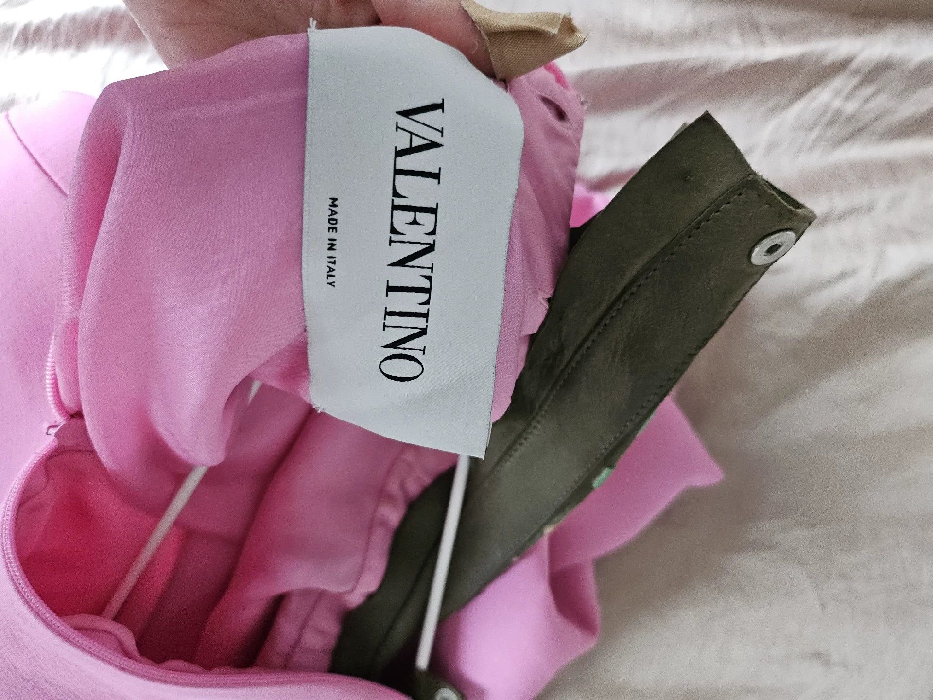 Valentino Pink Wool Silk Dress 44 - dmc