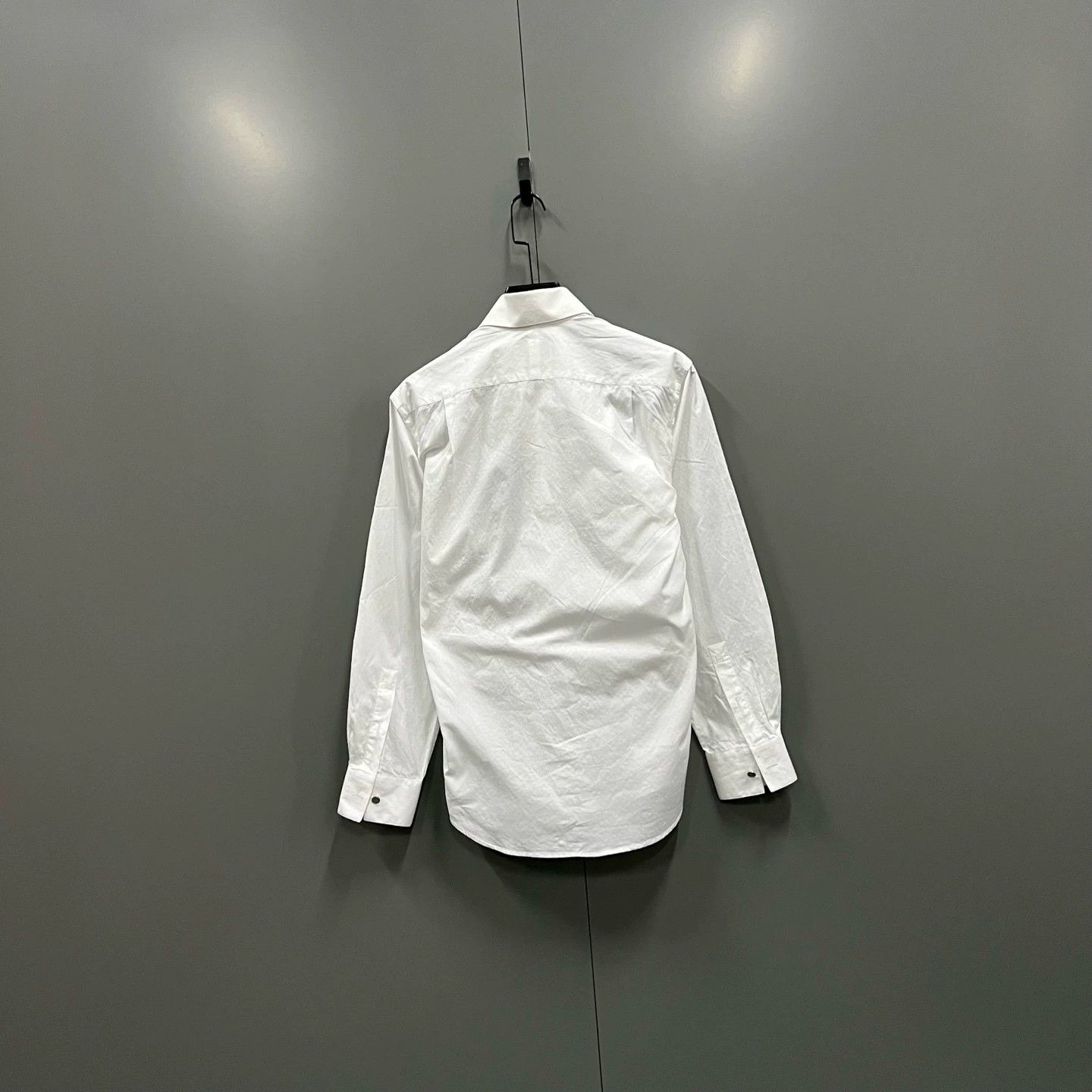 Hermes HERMES White H Print Long Sleeve Shirt - dmc Size US M / EU 48-50 / 2 - 2 Thumbnail