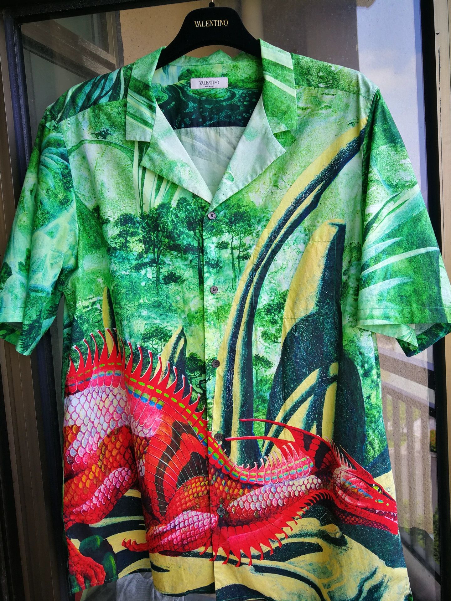 Valentino Valentino x Roger Dean Red Dragon Shirt - dmc Size US S / EU 44-46 / 1 - 2 Thumbnail