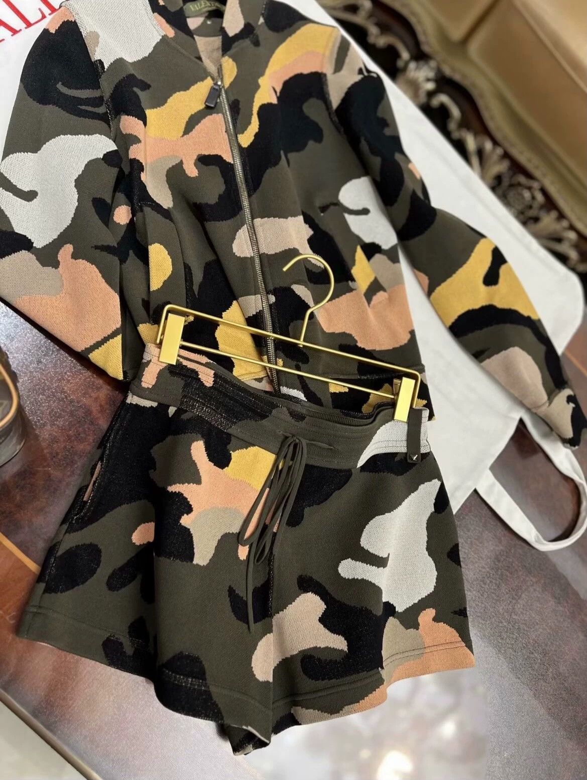 Valentino Valentino Camo Jacket & Shorts Set - dmc Size US XS / EU 42 / 0 - 7 Thumbnail